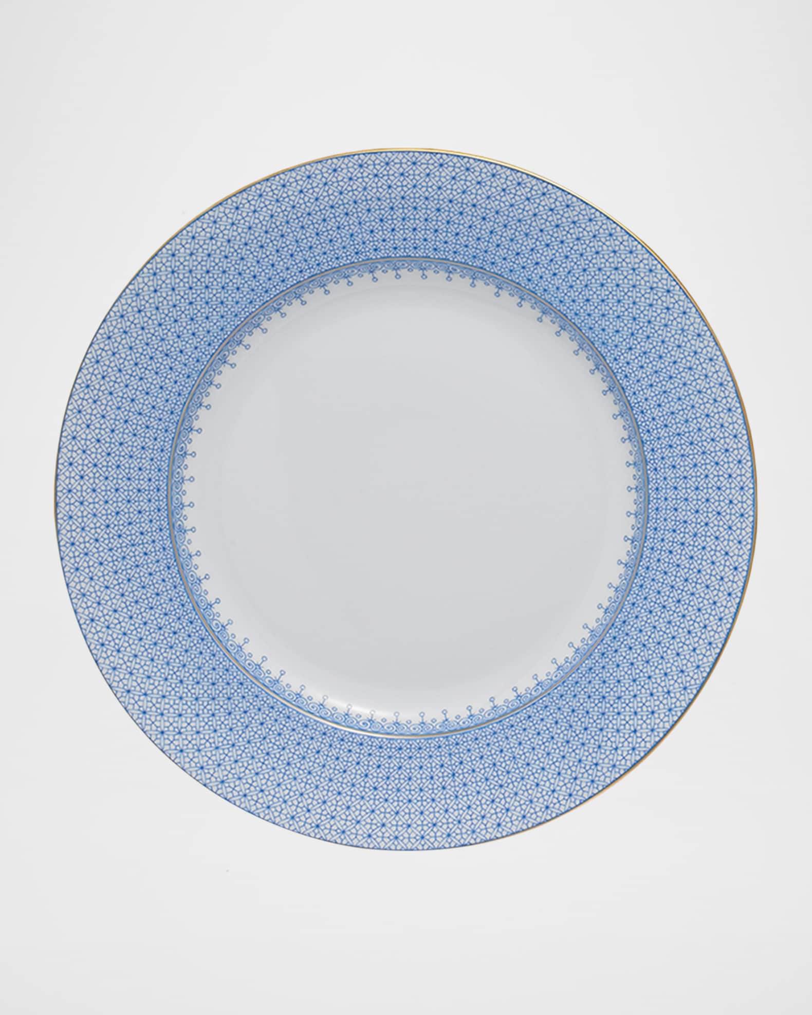 Mottahedeh Cornflower Lace Dessert Plate