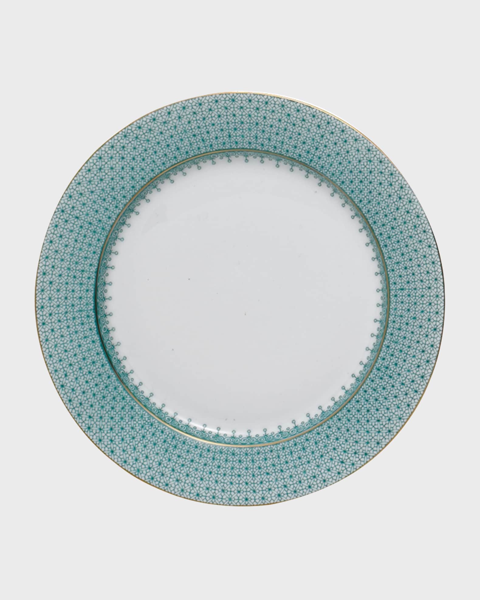 Mottahedeh Green Lace Bread & Butter Plate