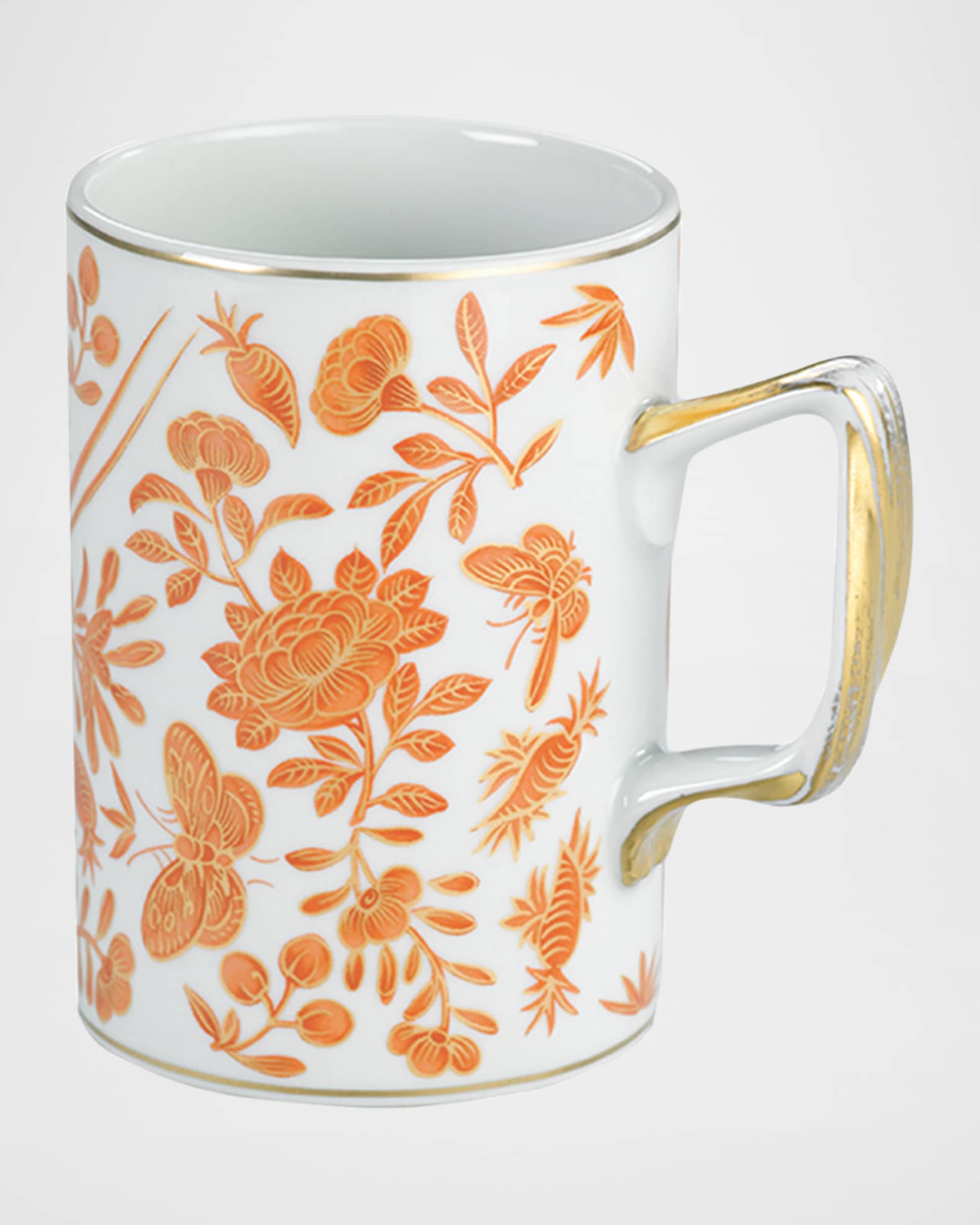 Mottahedeh Sacred Bird & Butterfly Mug