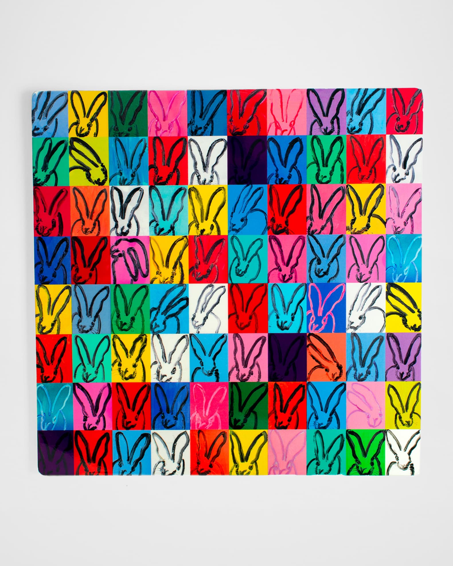 Hunt Slonem Rabbit Lacquer Square Placement