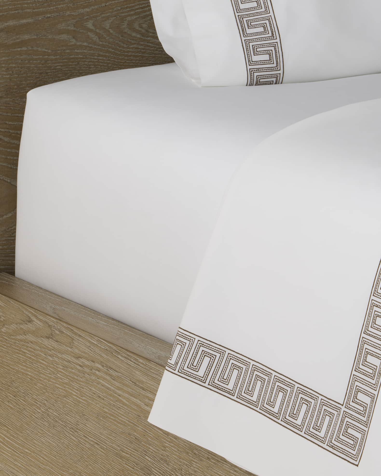 Ralph Lauren Home Organic 464 Percale Fitted Sheet , QUEEN