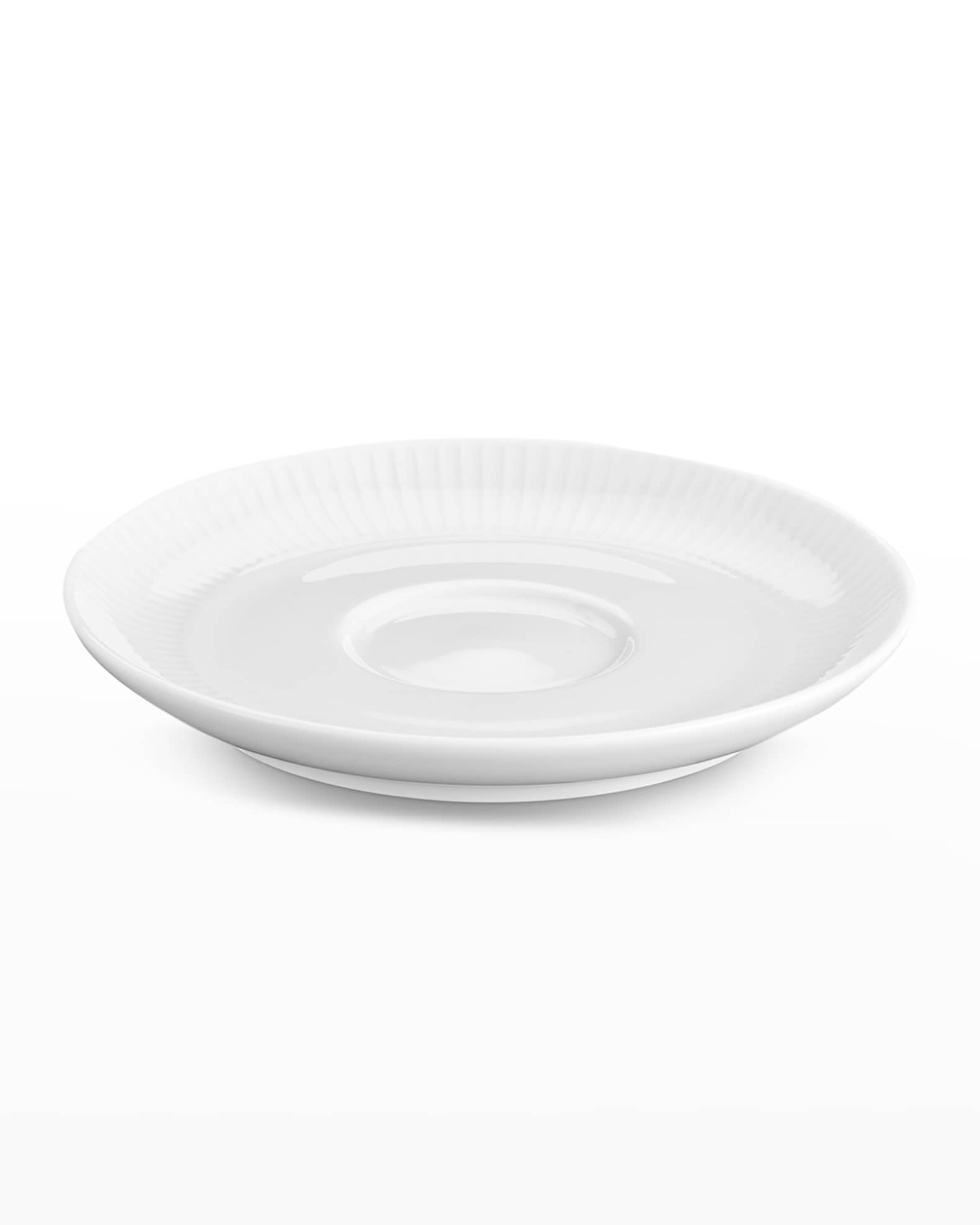 PILLIVUYT Plisse Set Of 4 Breakfast Saucer