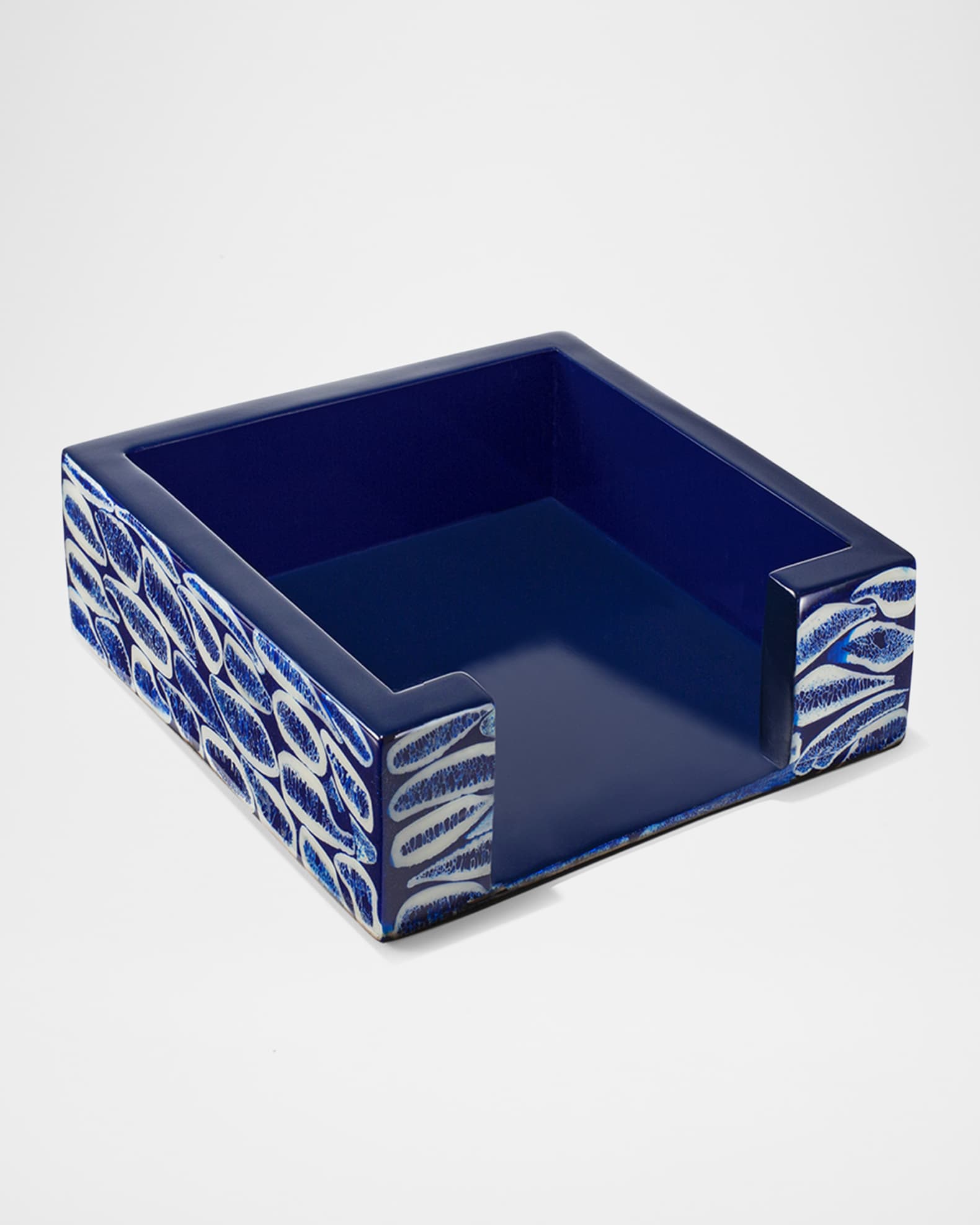LADORADA Blue Almendro Cocktail Napkin Holder Horchow