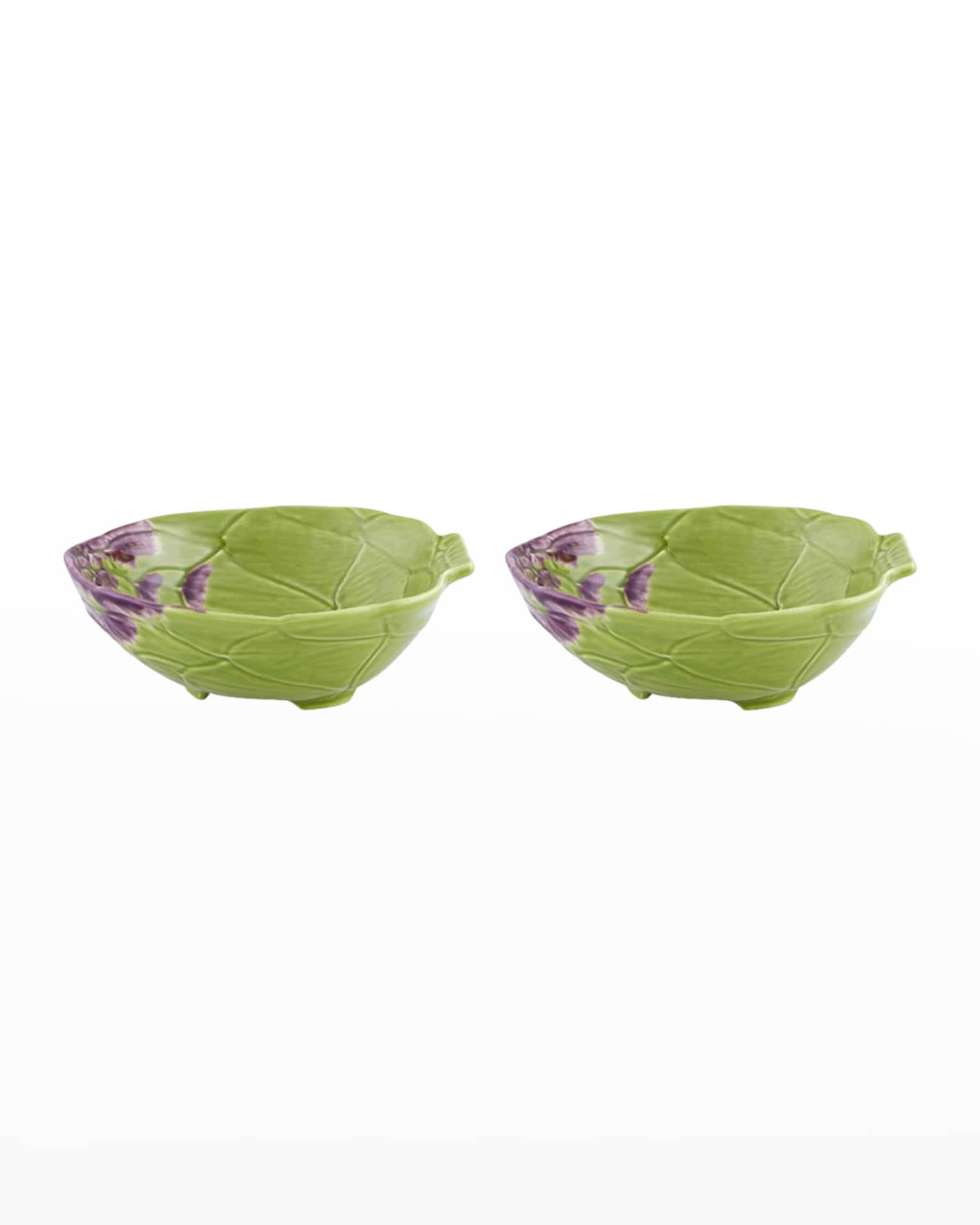 Bordallo Pinheiro Artichoke Pasta Plate, Set of 2