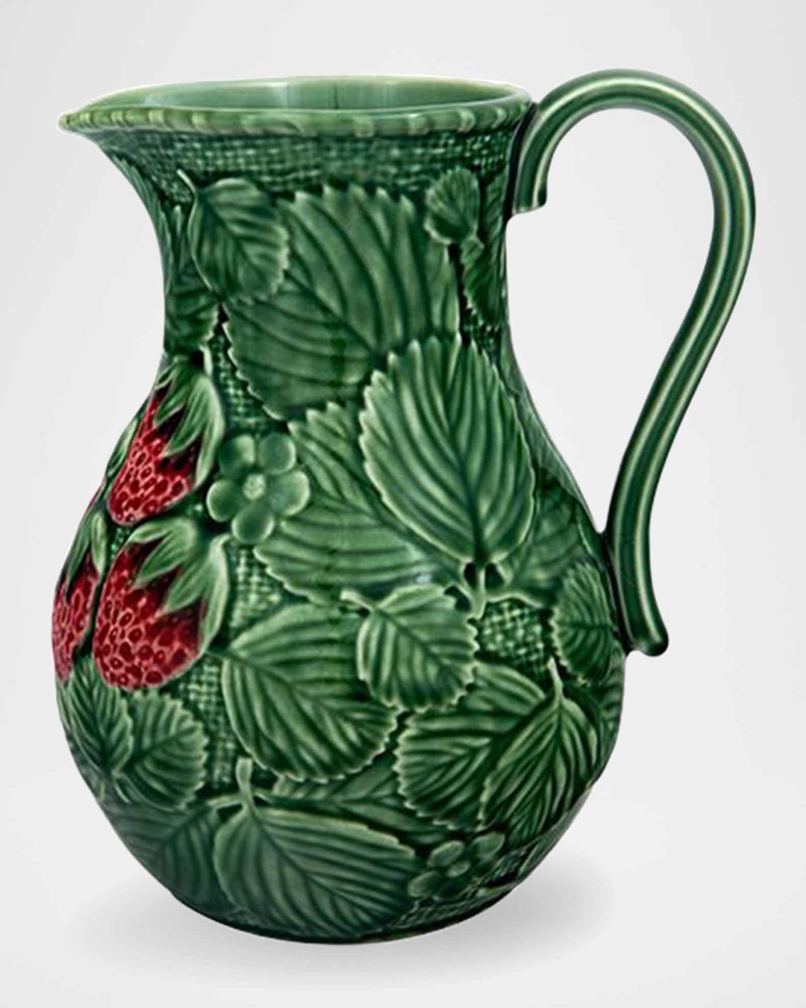 Bordallo Pinheiro Strawberries 74 oz. Pitcher