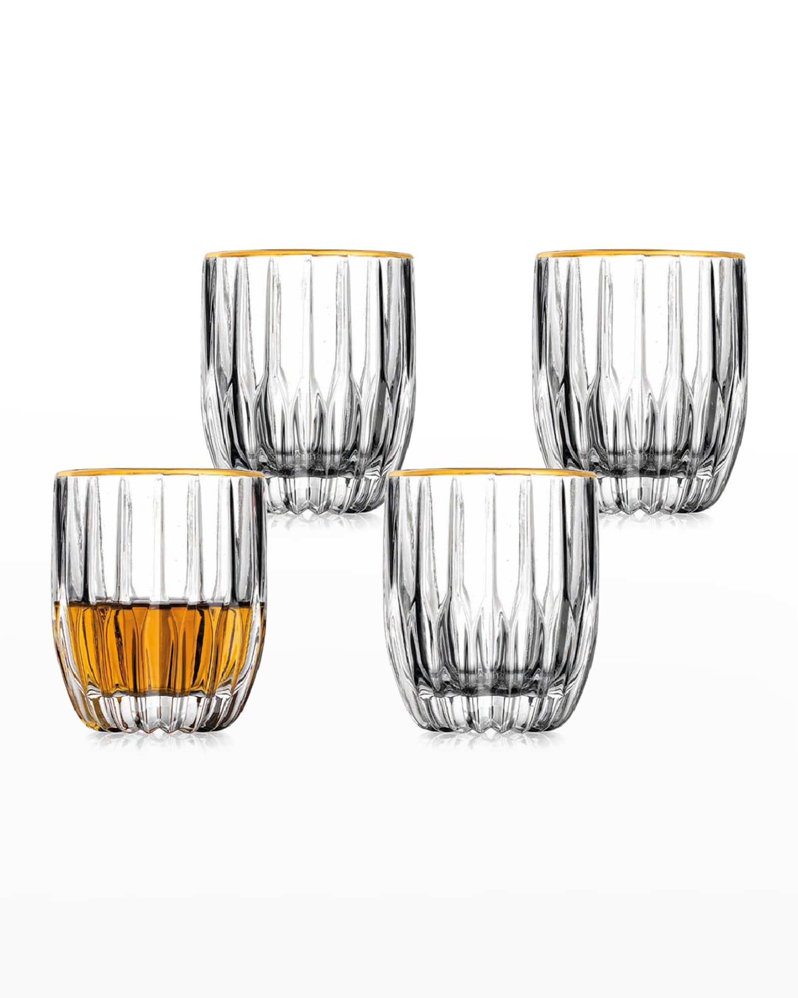 Gold & Crystal Highball Glass Set – Durham Distillery