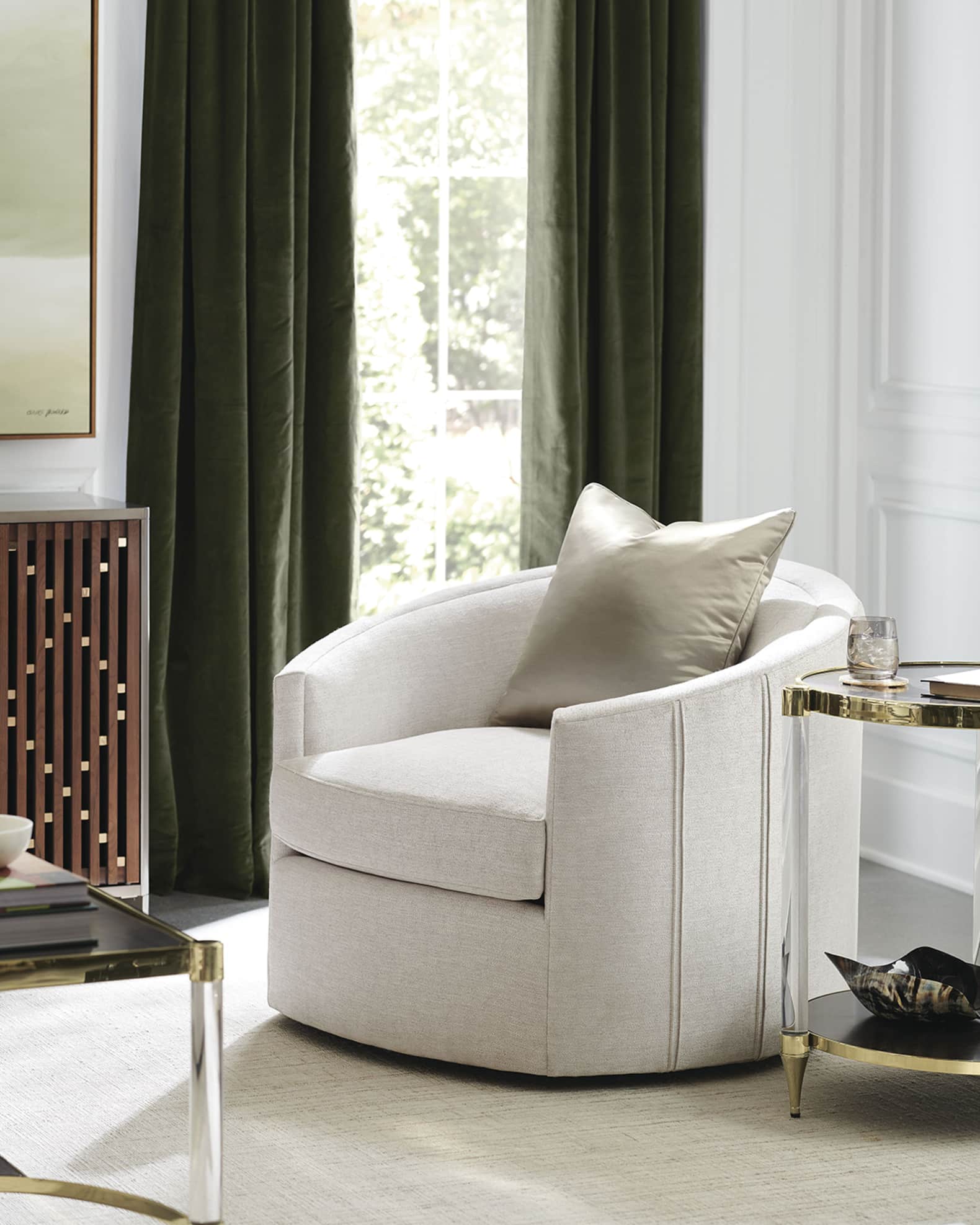 Caracole shop swivel chair