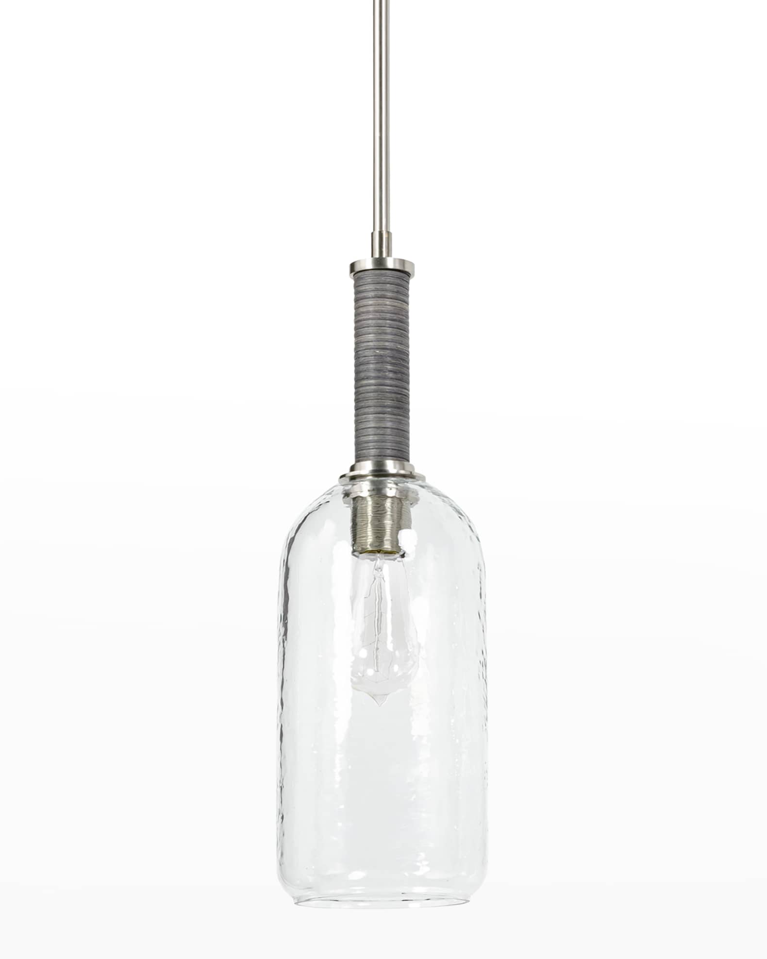 Palecek Bronson Glass Pendant Light Horchow