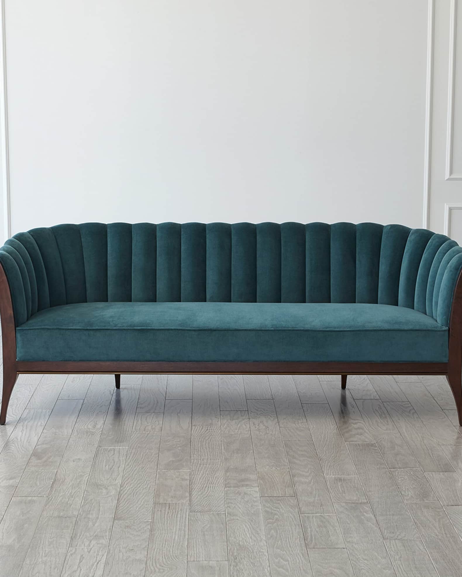 Global Views Channel Back Sofa Horchow