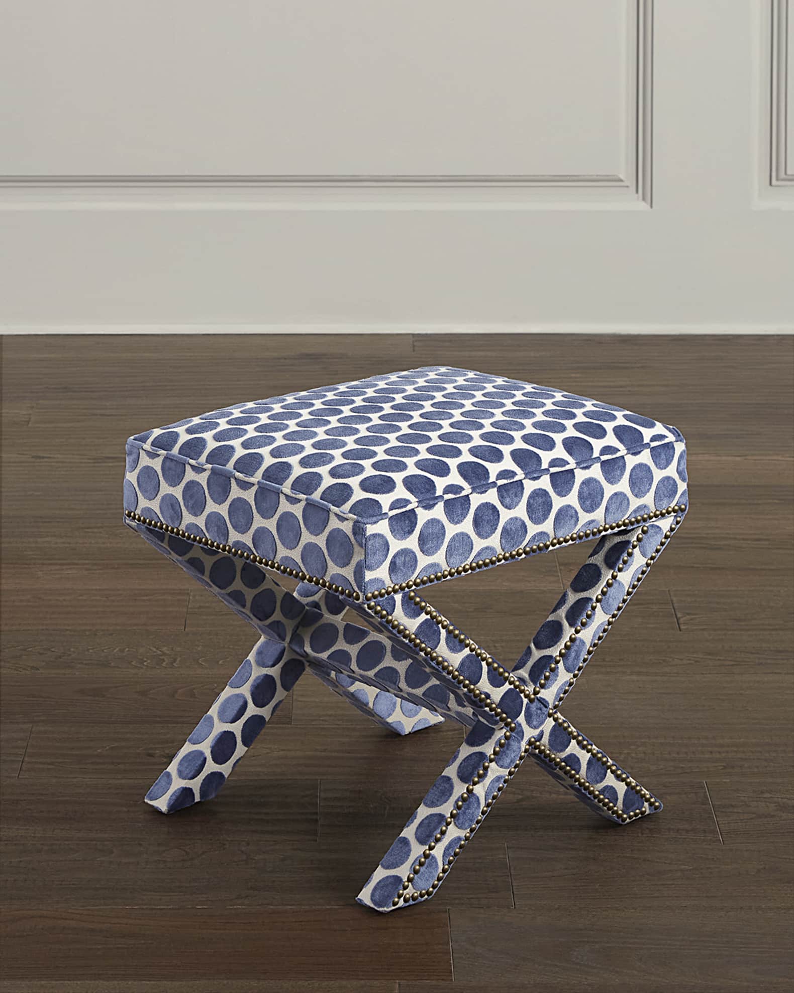 Upholstered sales x bench