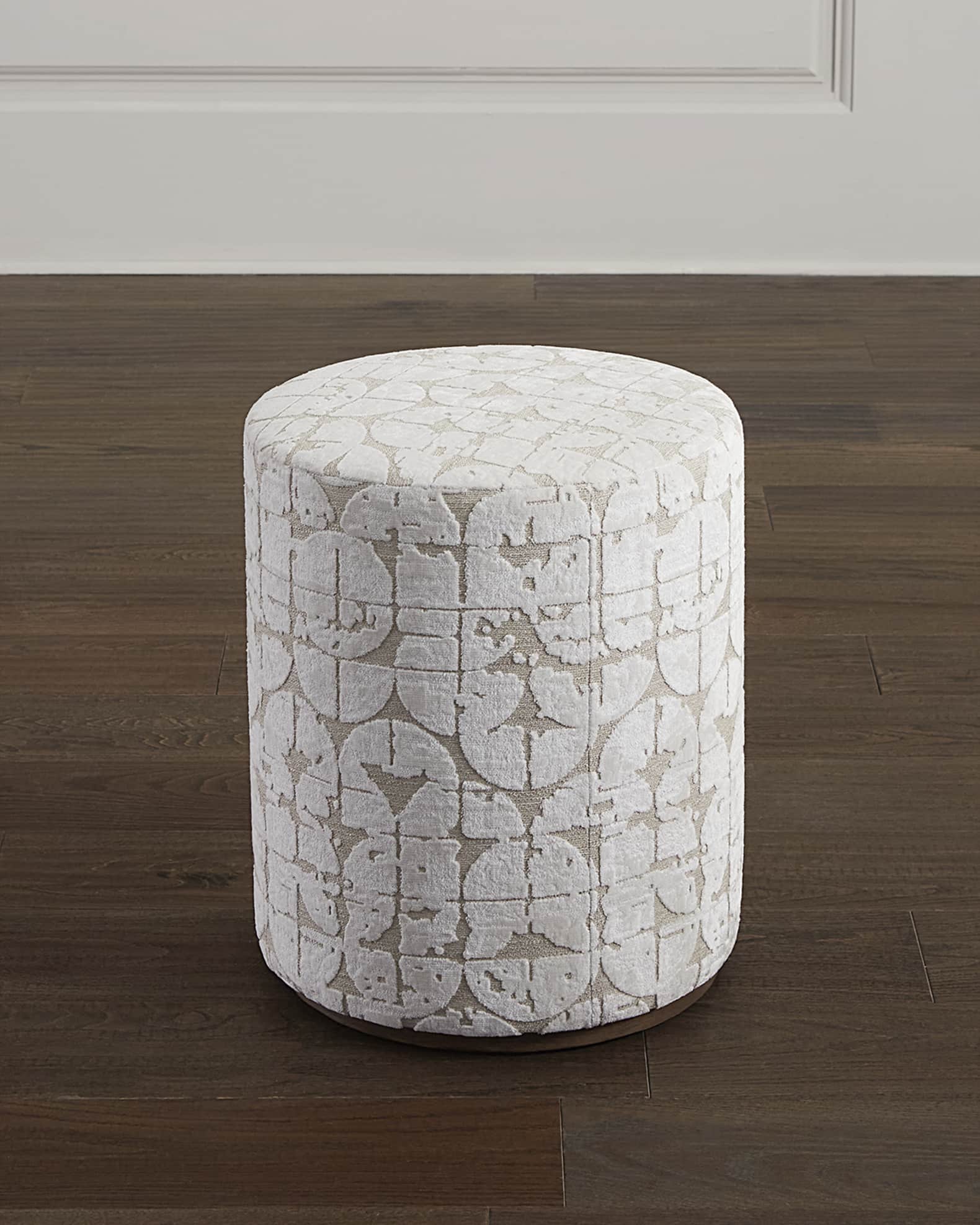 Cylinder ottoman shop