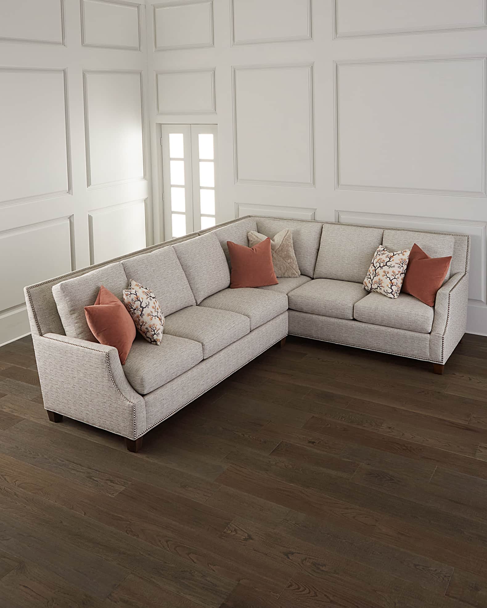 Modern right facing shop sectional