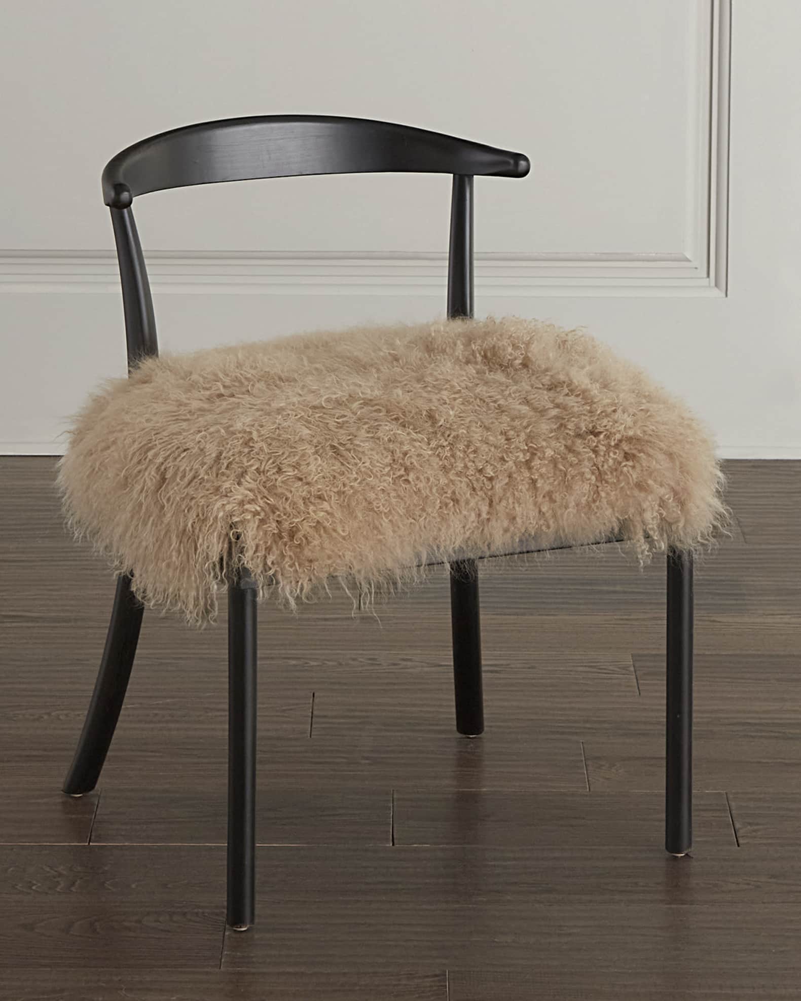 Sheepskin on dining hotsell chairs