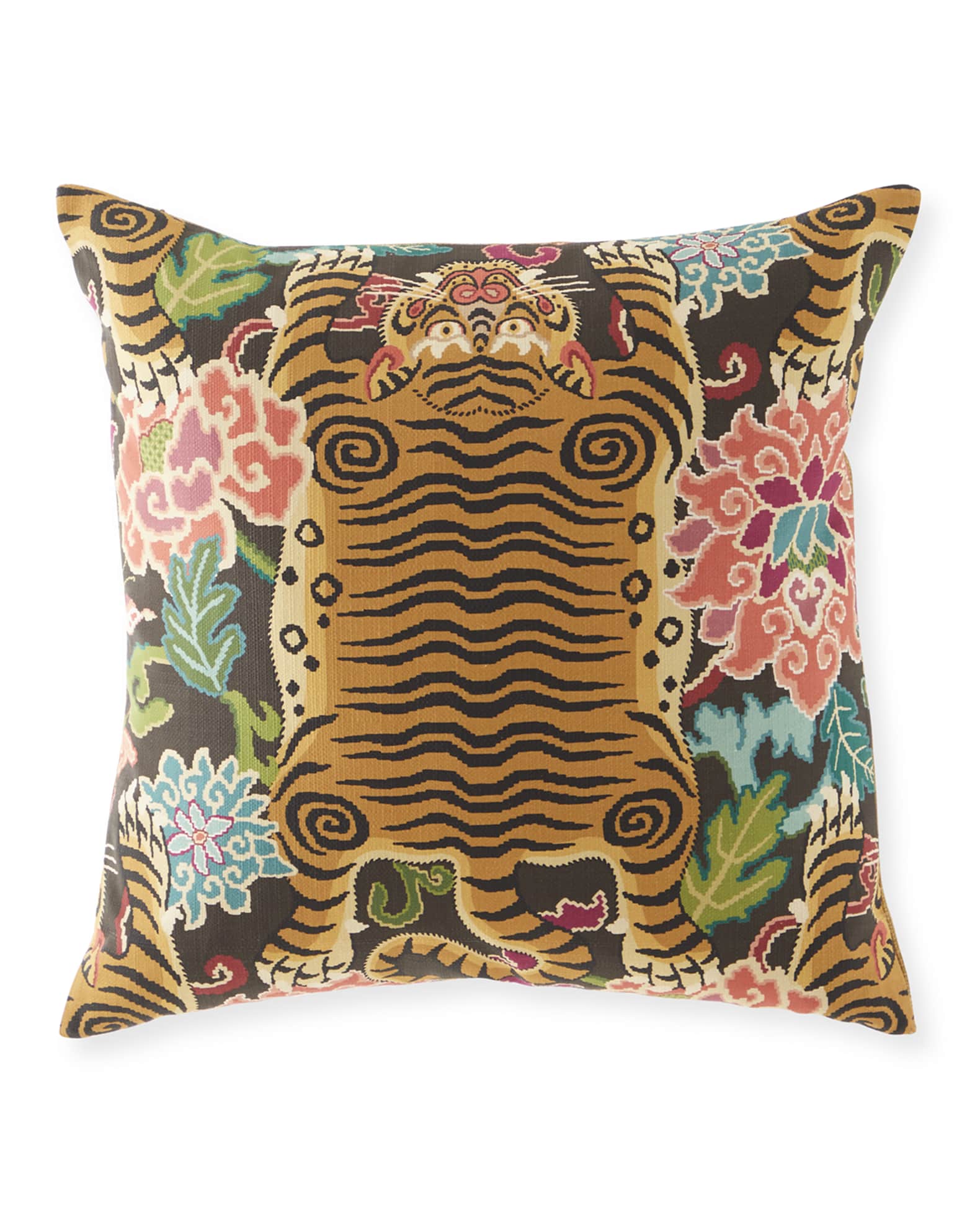 D.V. KAP Home Tiger Eye Decorative Feather/Down Pillow 24" Horchow