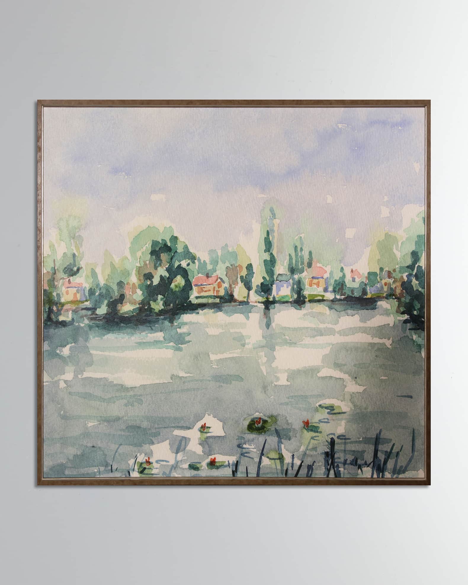 Shadow Catchers View of the Pond, 77" x 57"