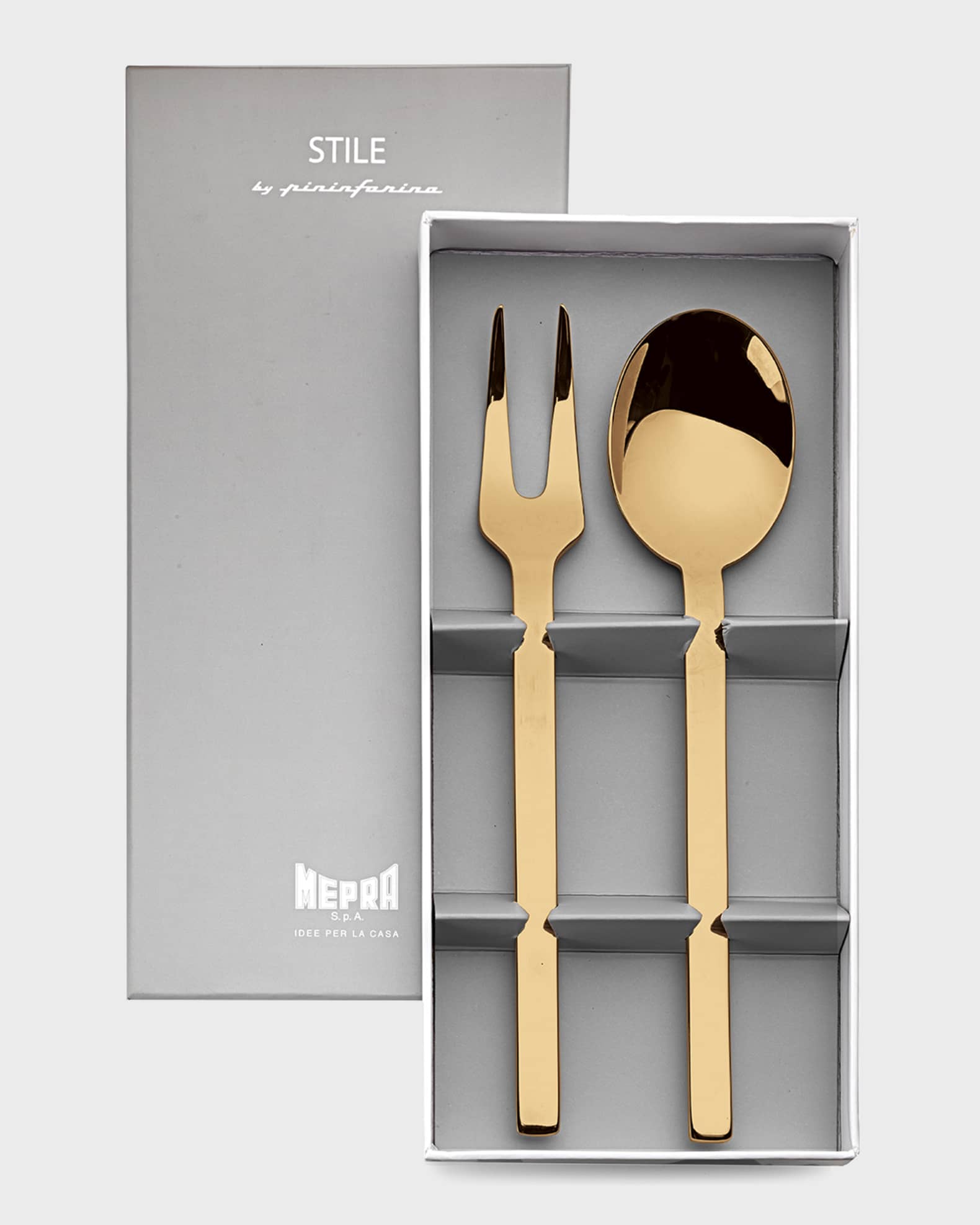 Mepra Stile Oro 2-Piece Serving Gift Box