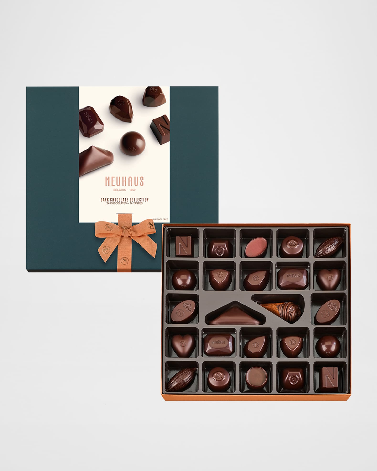 NEUHAUS ダークチョコレートコレクション 24個入 Neuhaus Chocolate Neuhaus All Dark Collection, 24 Pc | Horchow