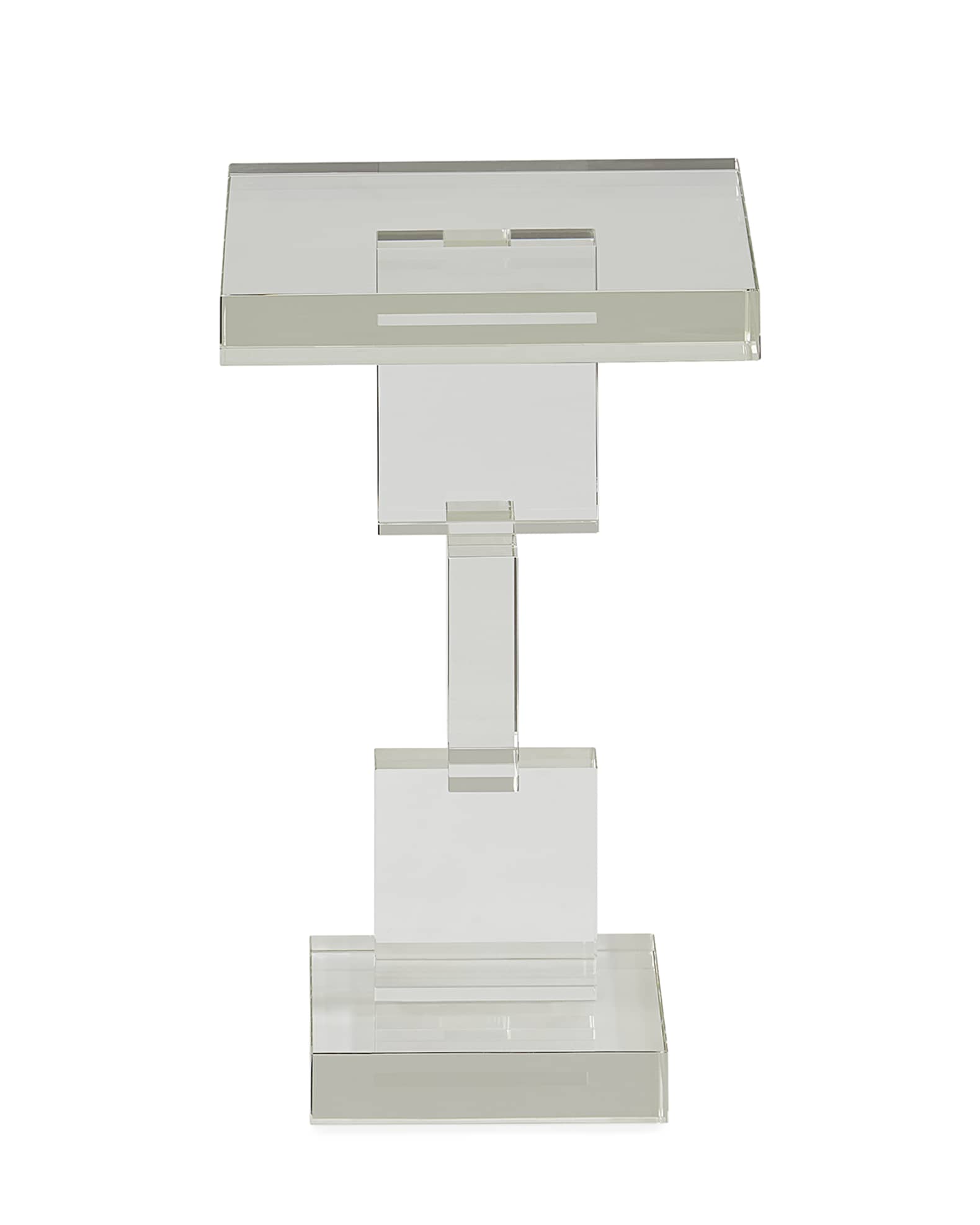 Lucite martini shop table