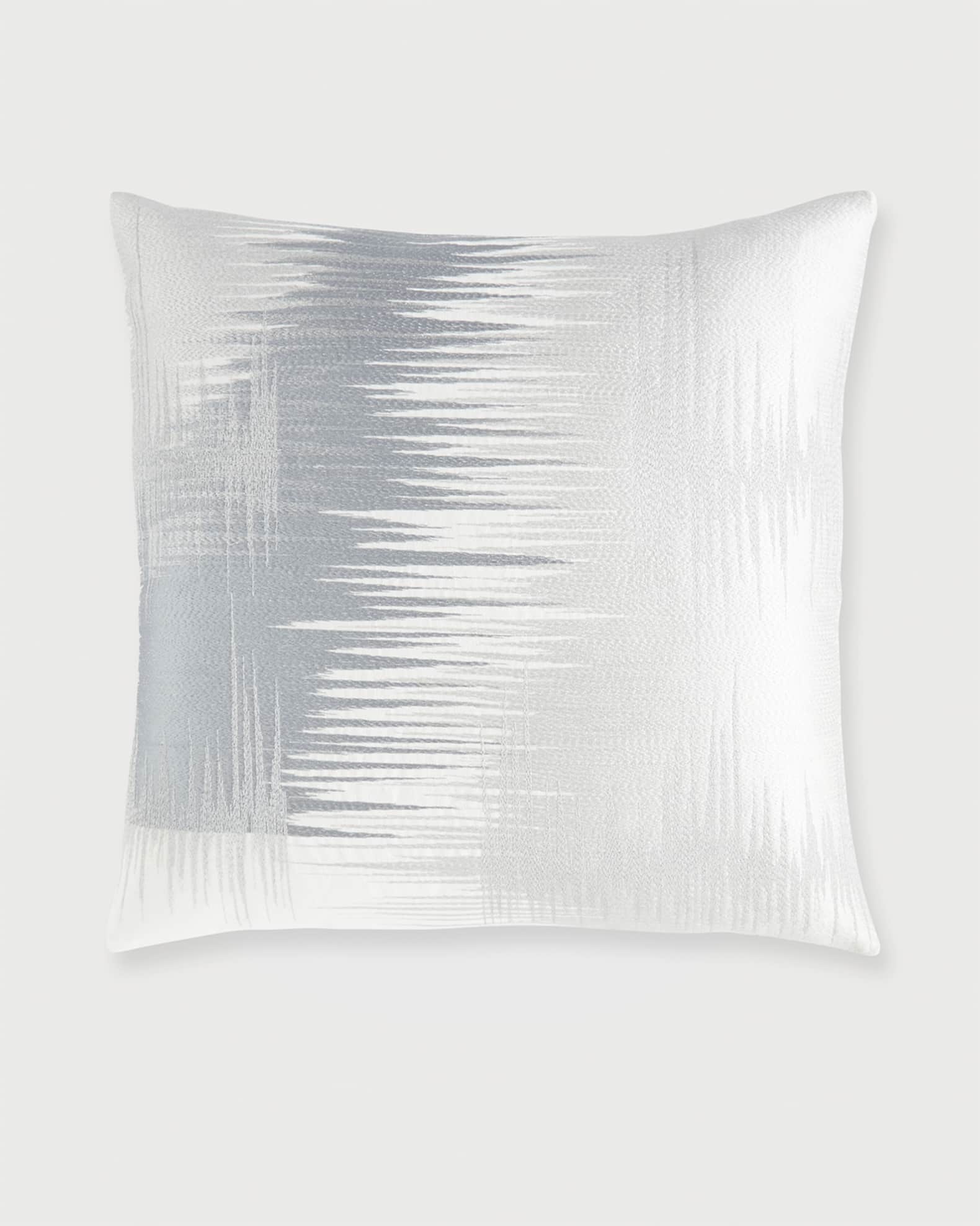 Callisto Home Modern Embroidered Decorative Pillow 22" Horchow