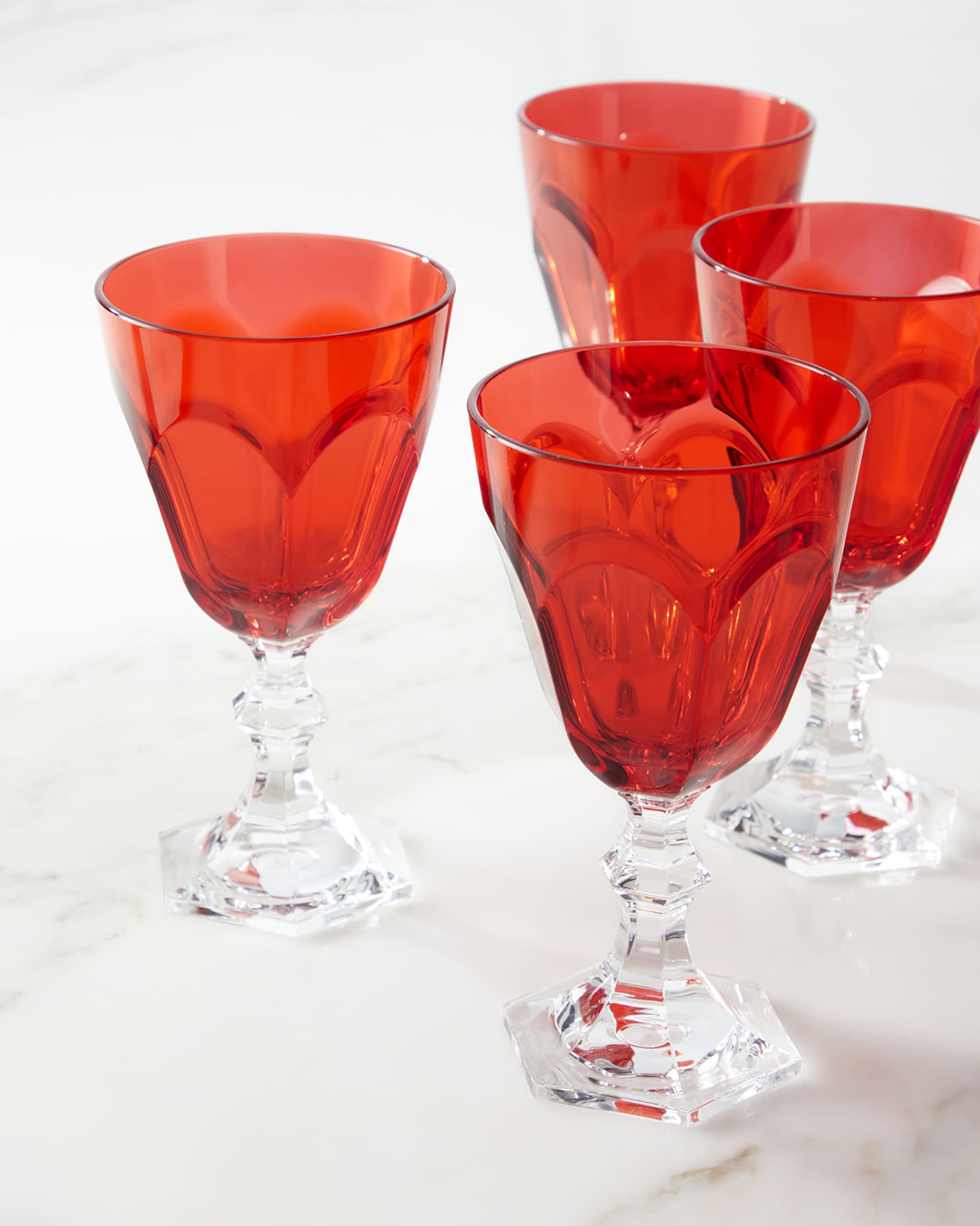 Red 2024 water goblets