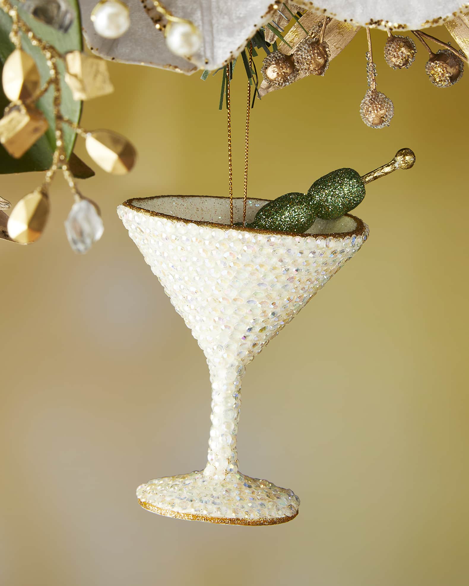 Cody Foster & Co Jeweled Martini Holiday Ornament Horchow