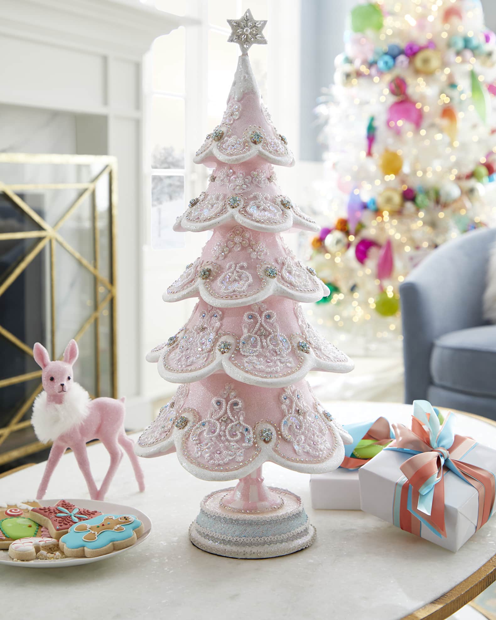 Katherine's Collection 25.3" In Frost And Tenderness Tabletop Tree