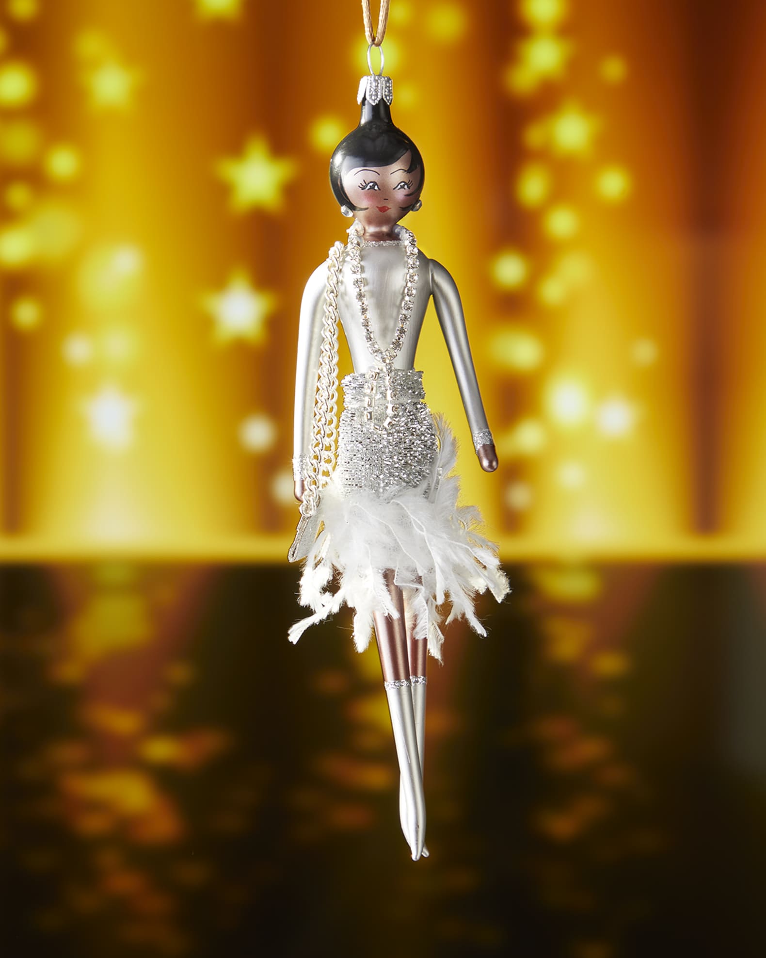 De Carlini Fashion Lady Holiday Ornament Horchow