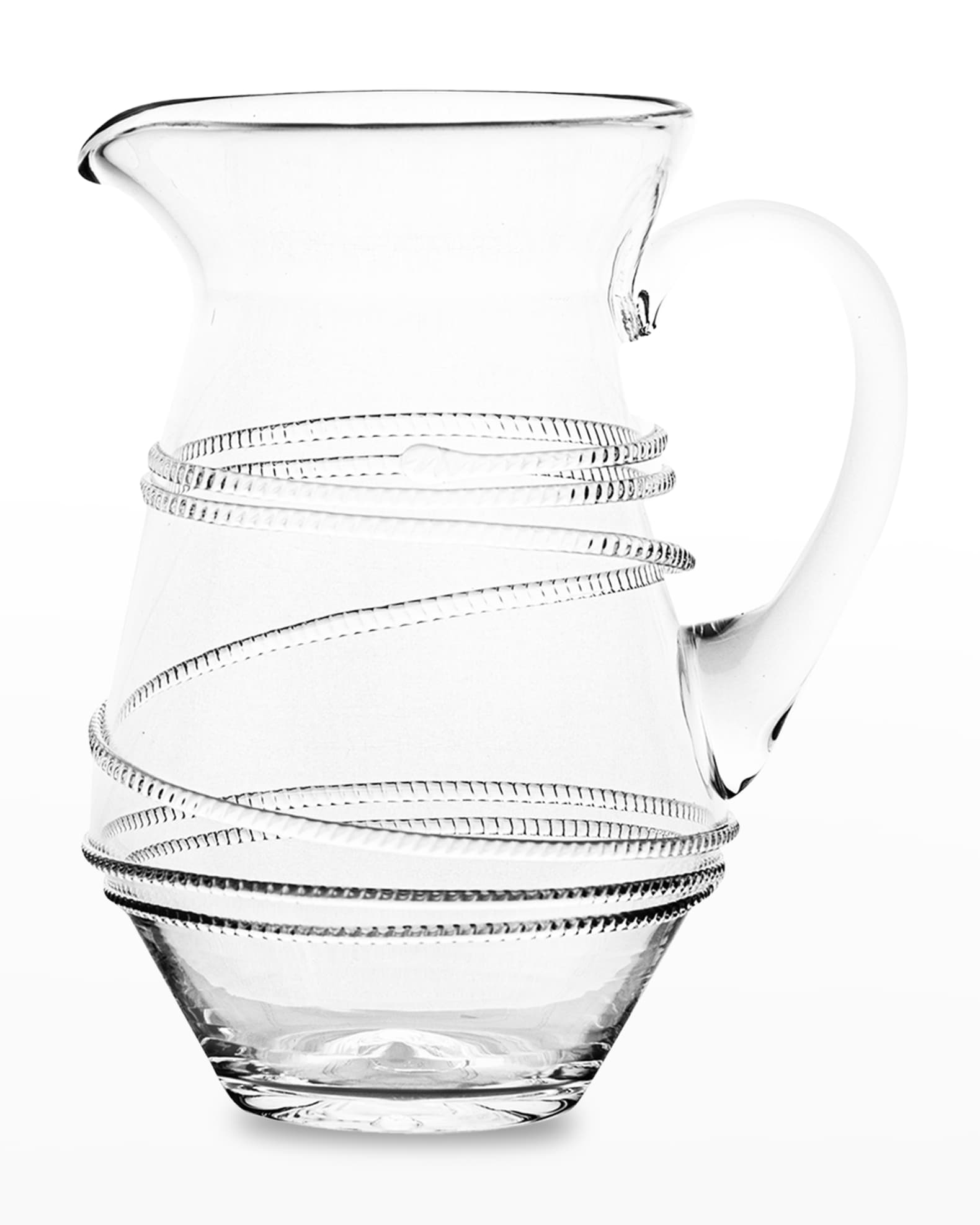 Juliska Chloe Glass Pitcher Horchow