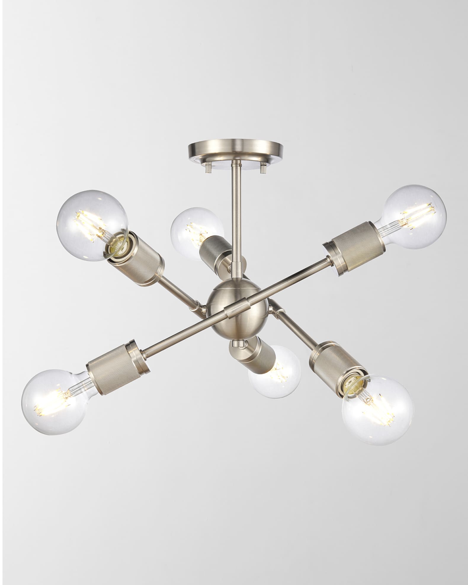 Module 6-Light Semi-Flush Mount - 15"