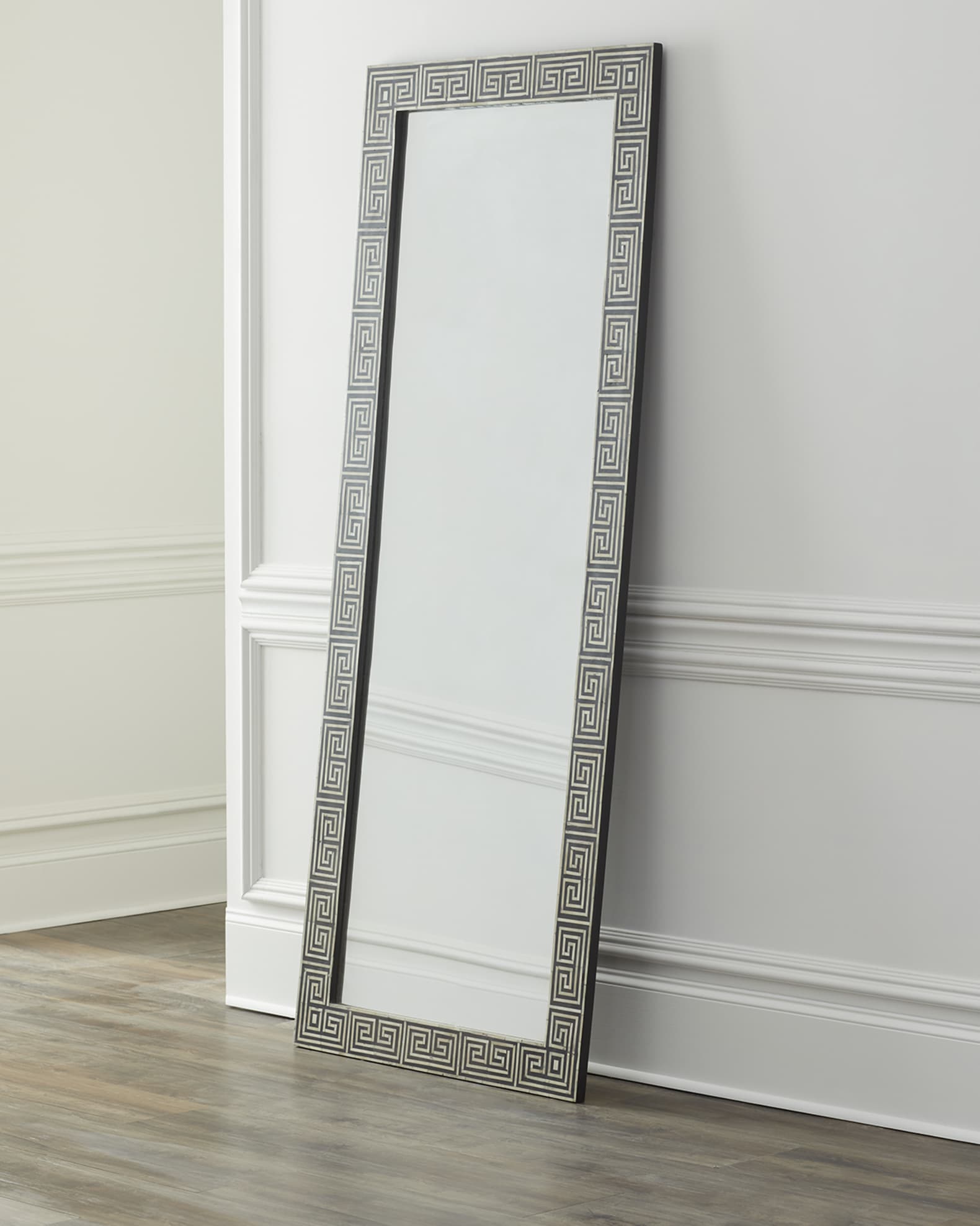 Greek Key Floor Mirror Horchow
