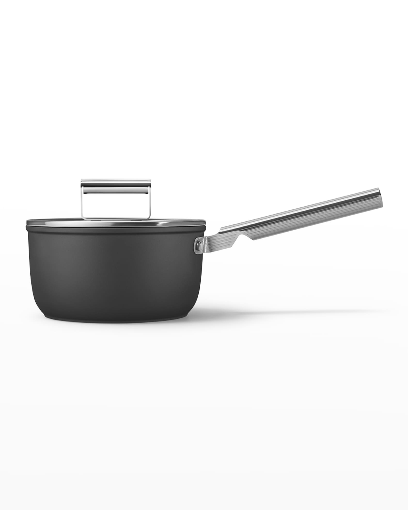 Smeg 3 qt Sauce Pan | Black