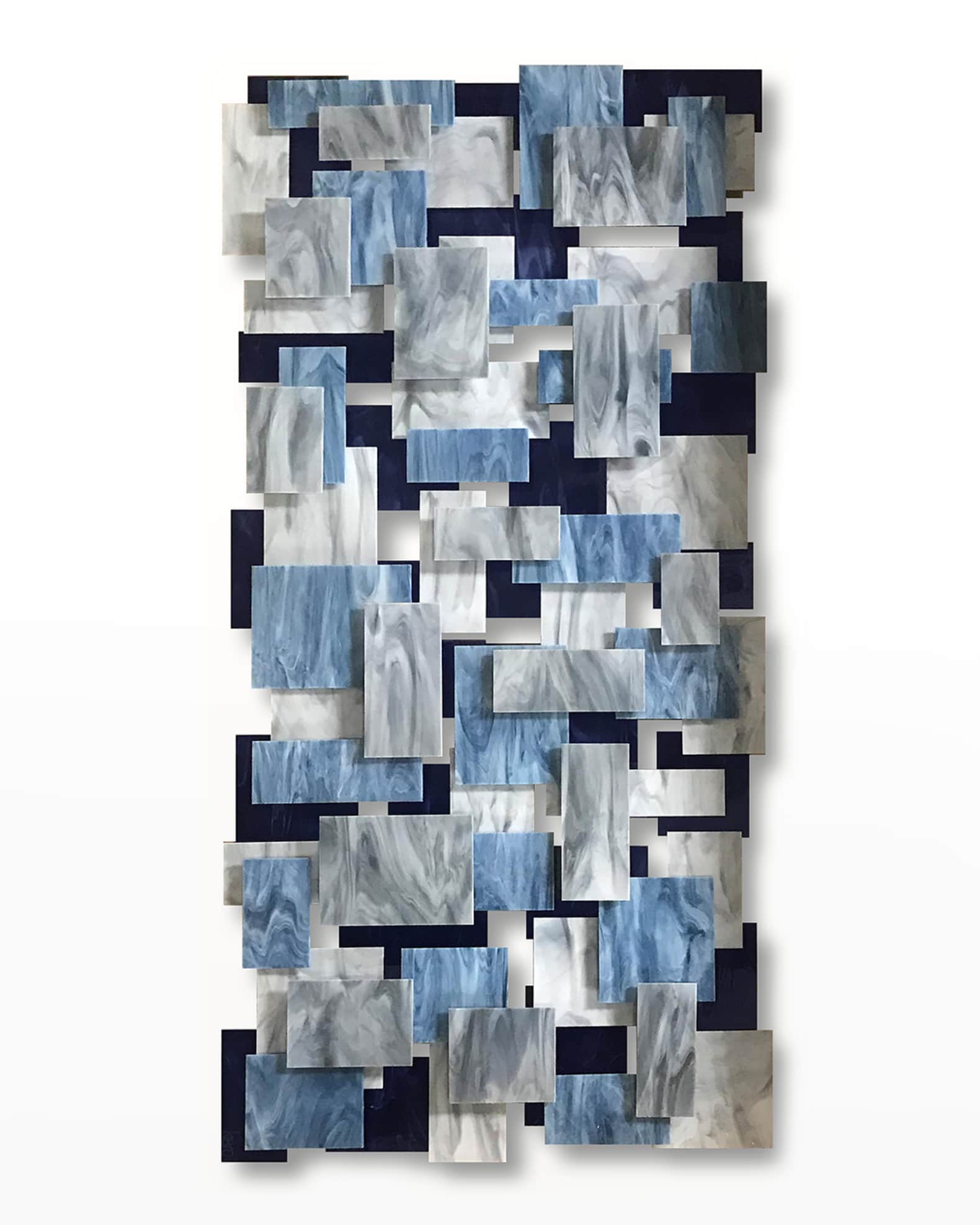 Karo Studios Glass and Metal Wall Sculpture