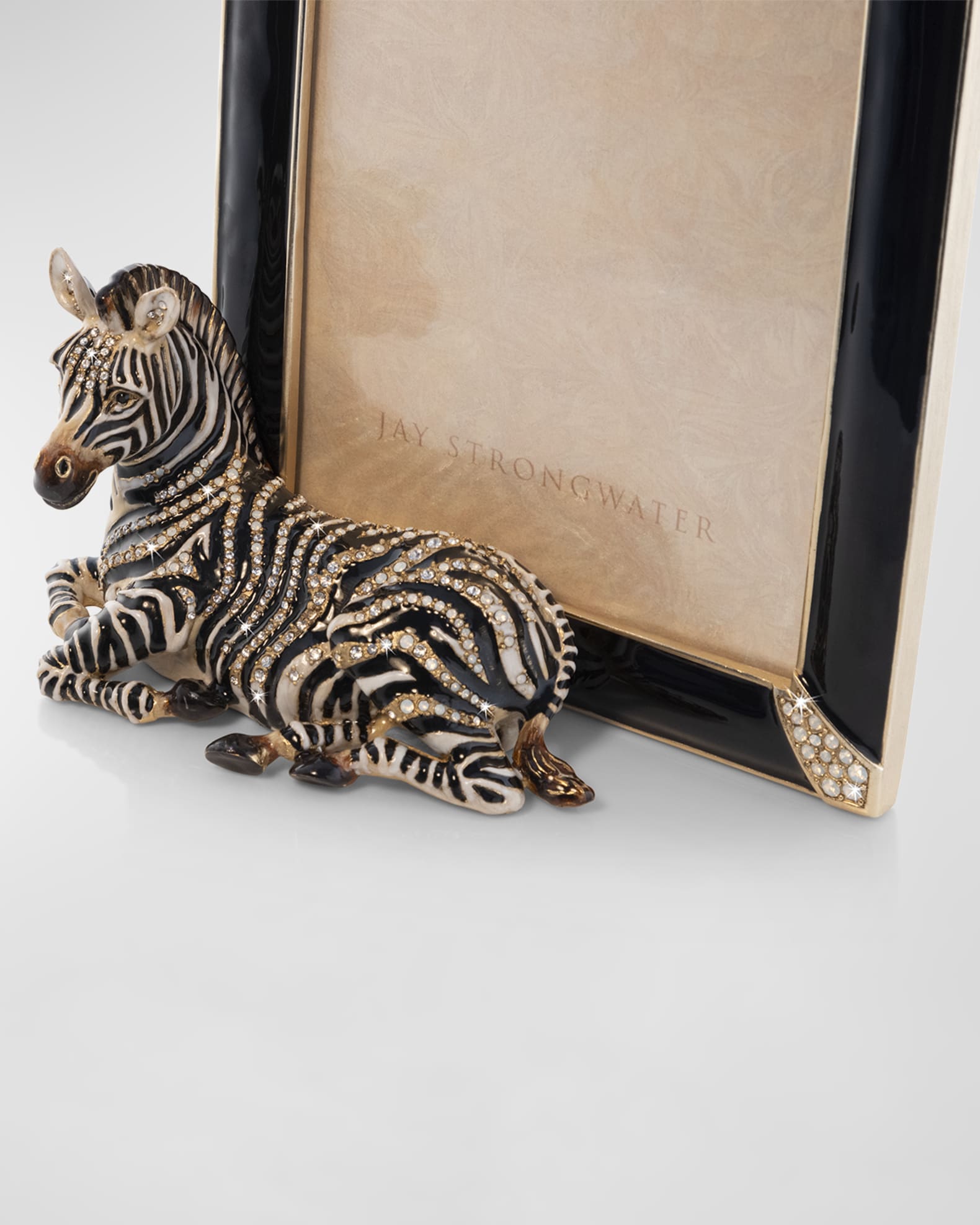 Jay Strongwater Zebra Photo Frame, 5