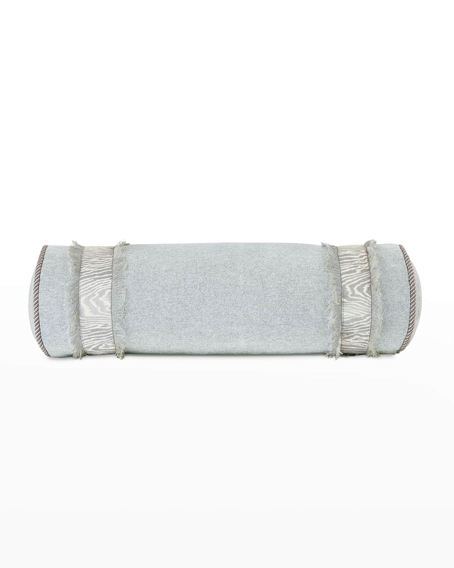 Eastern Accents Liesl Fringe Bolster Pillow 24" Horchow