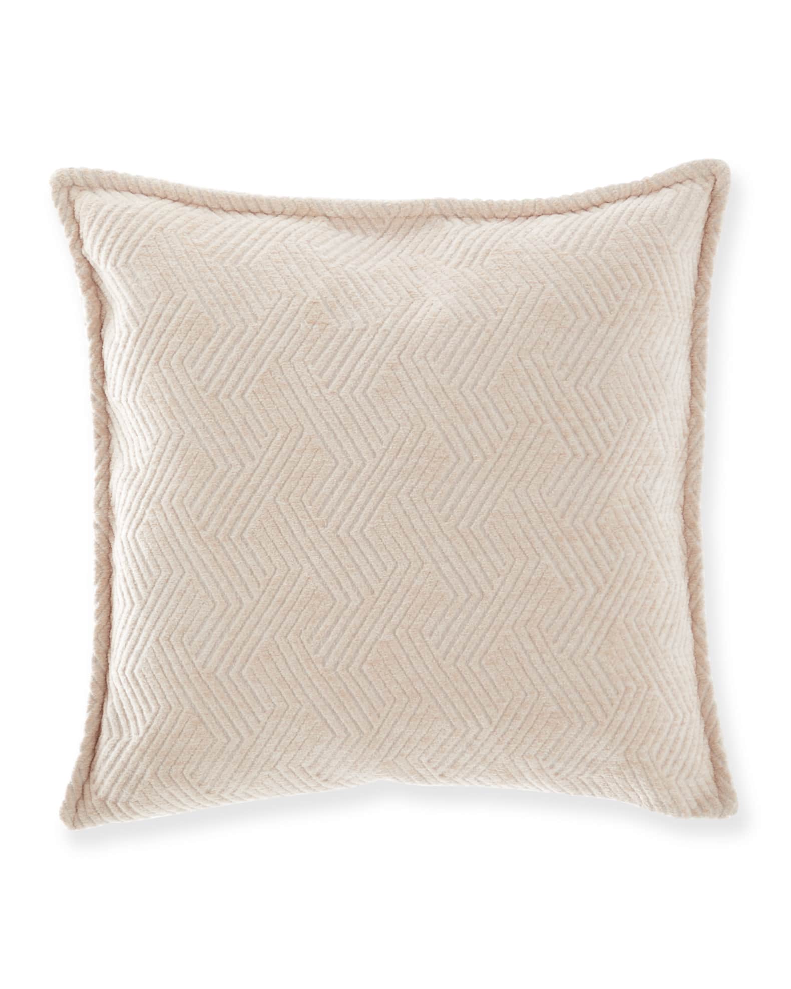 Sherry Kline Home Joybird Quilted Velvet Feather/Down Pillow Horchow