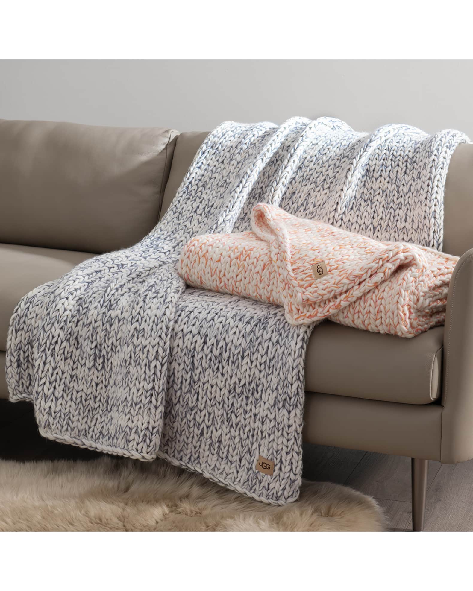 Ugg plush 2025 throw blanket