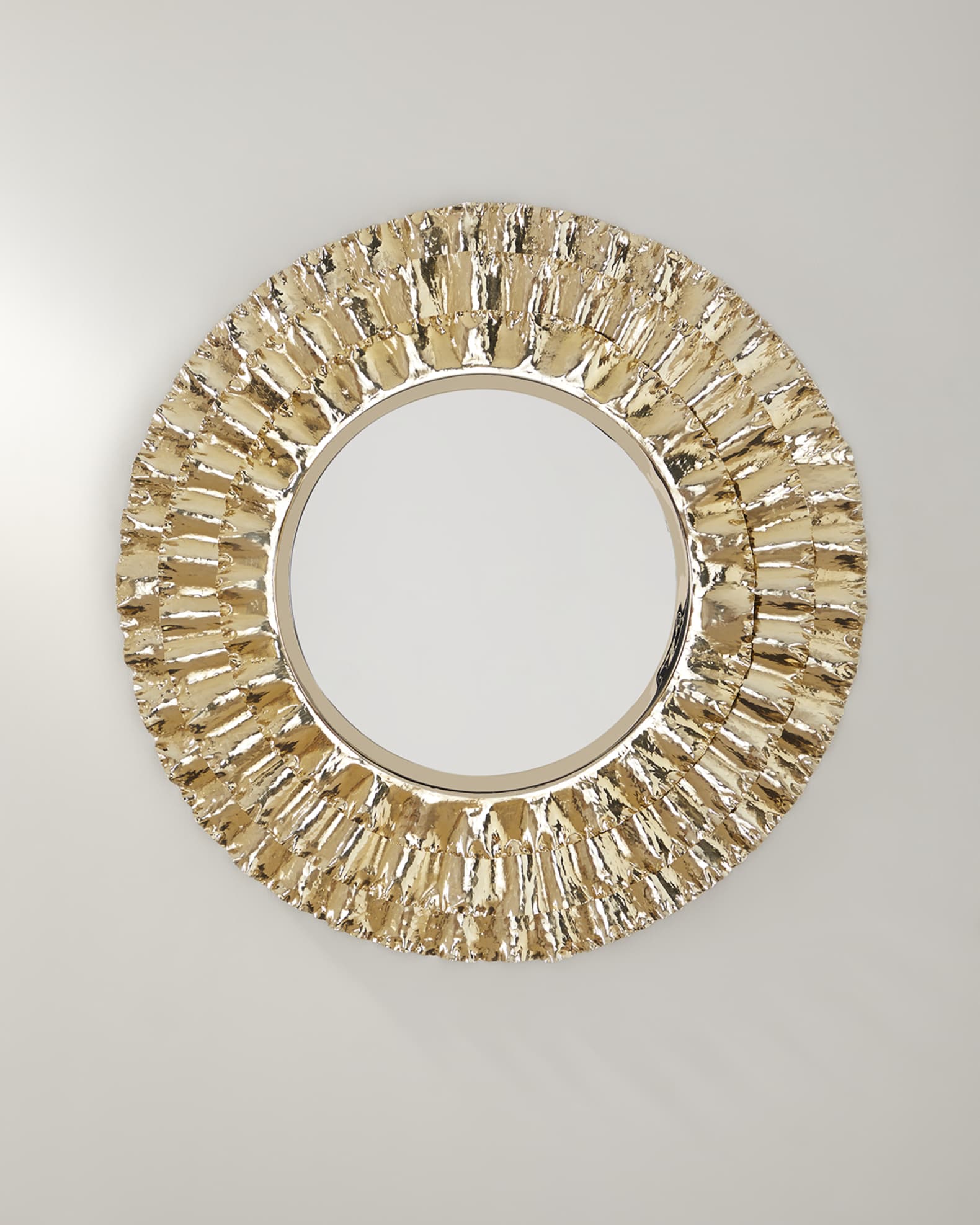 Neiman Marcus Ruffle Wall Mirror