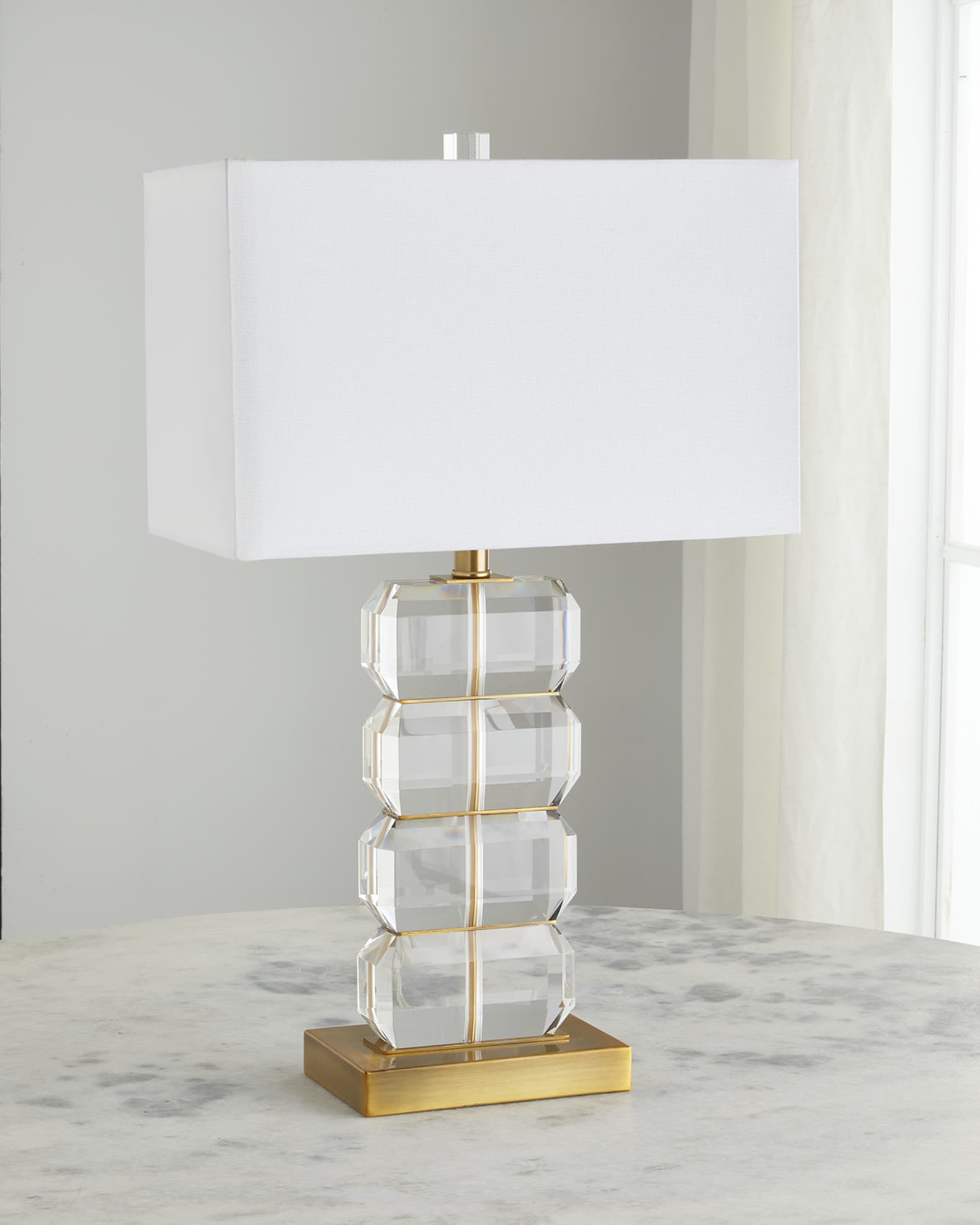 Table crystal lamps sales