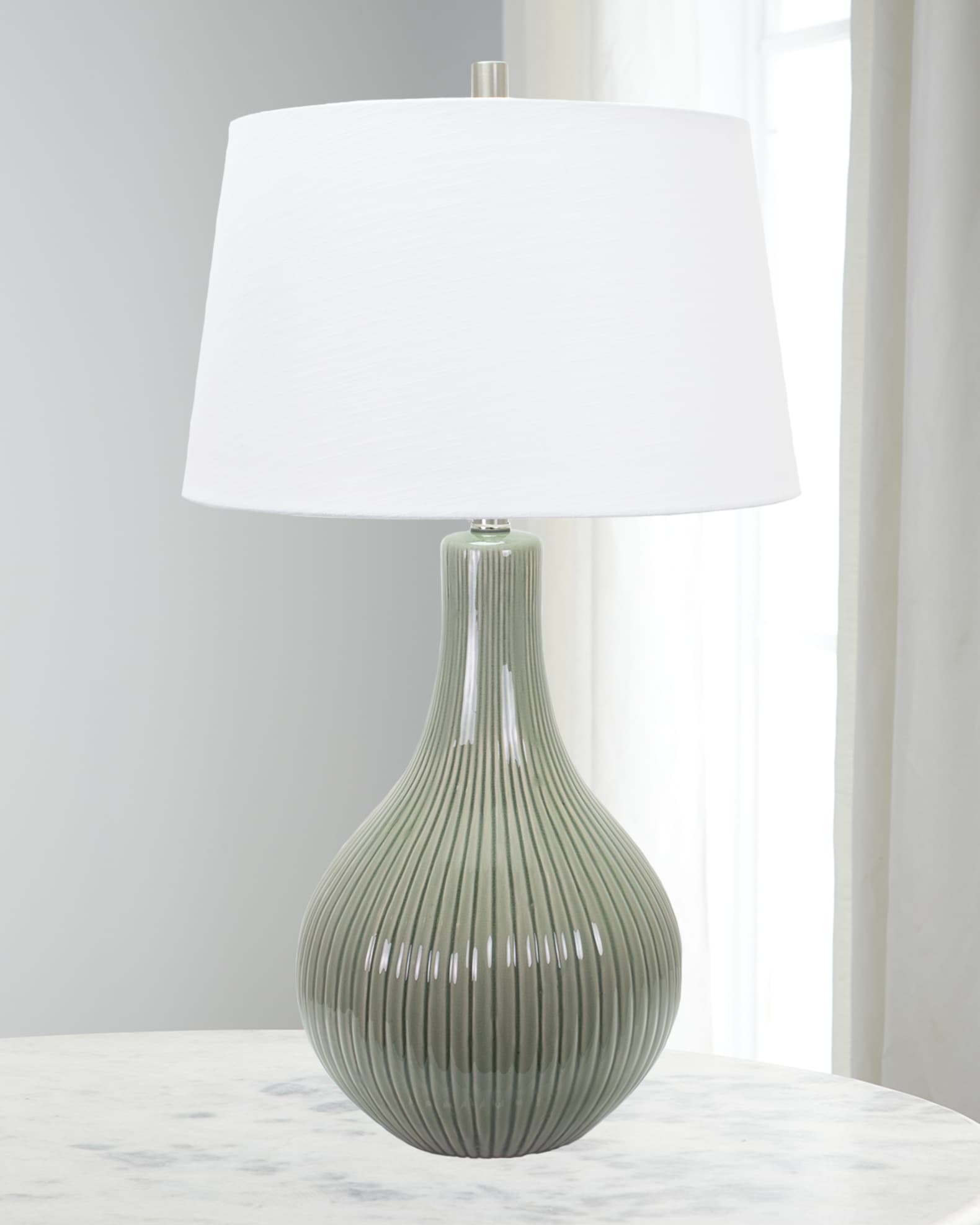 Couture Lamps Ceramic Gourd Table Lamp
