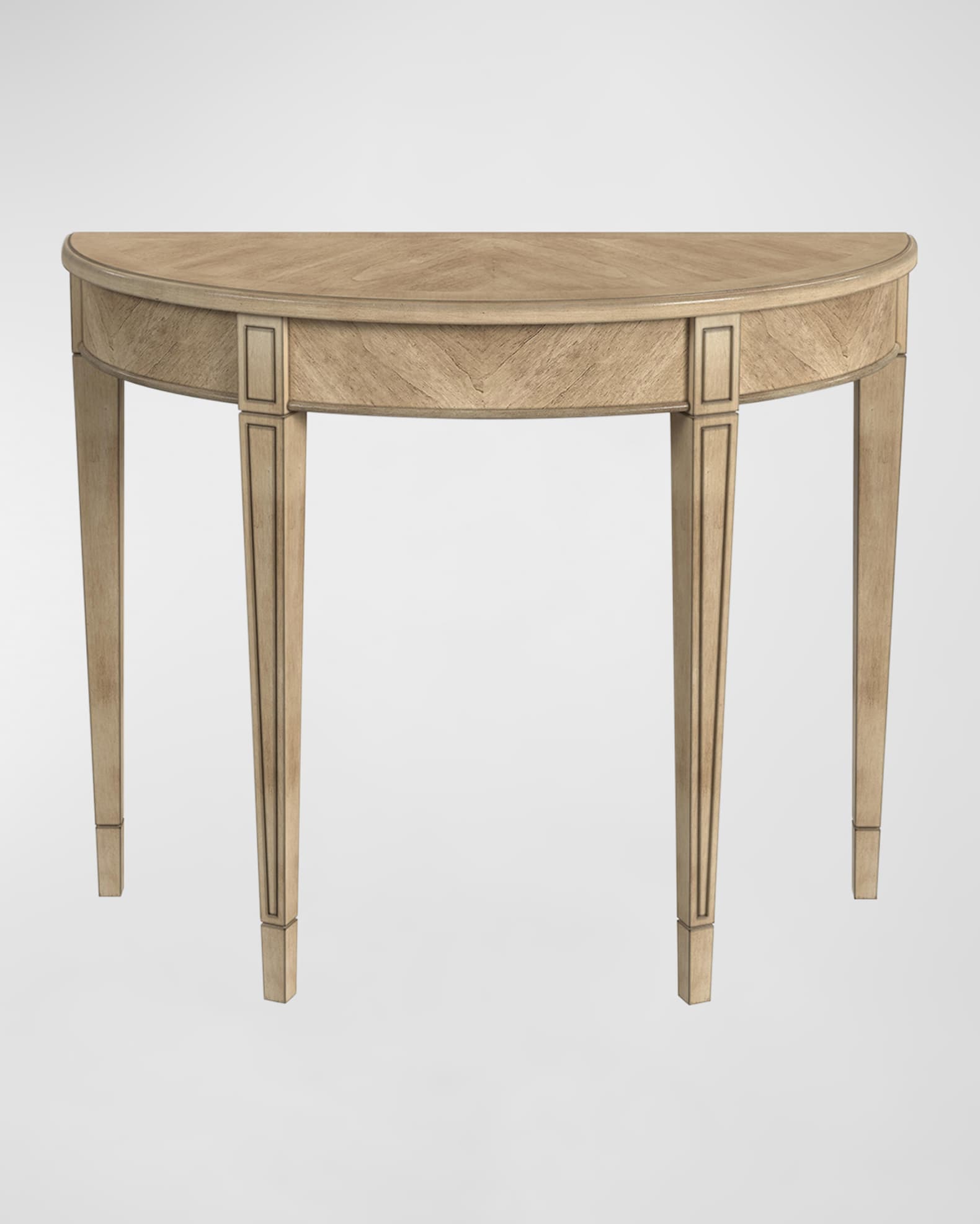 Demilune console clearance