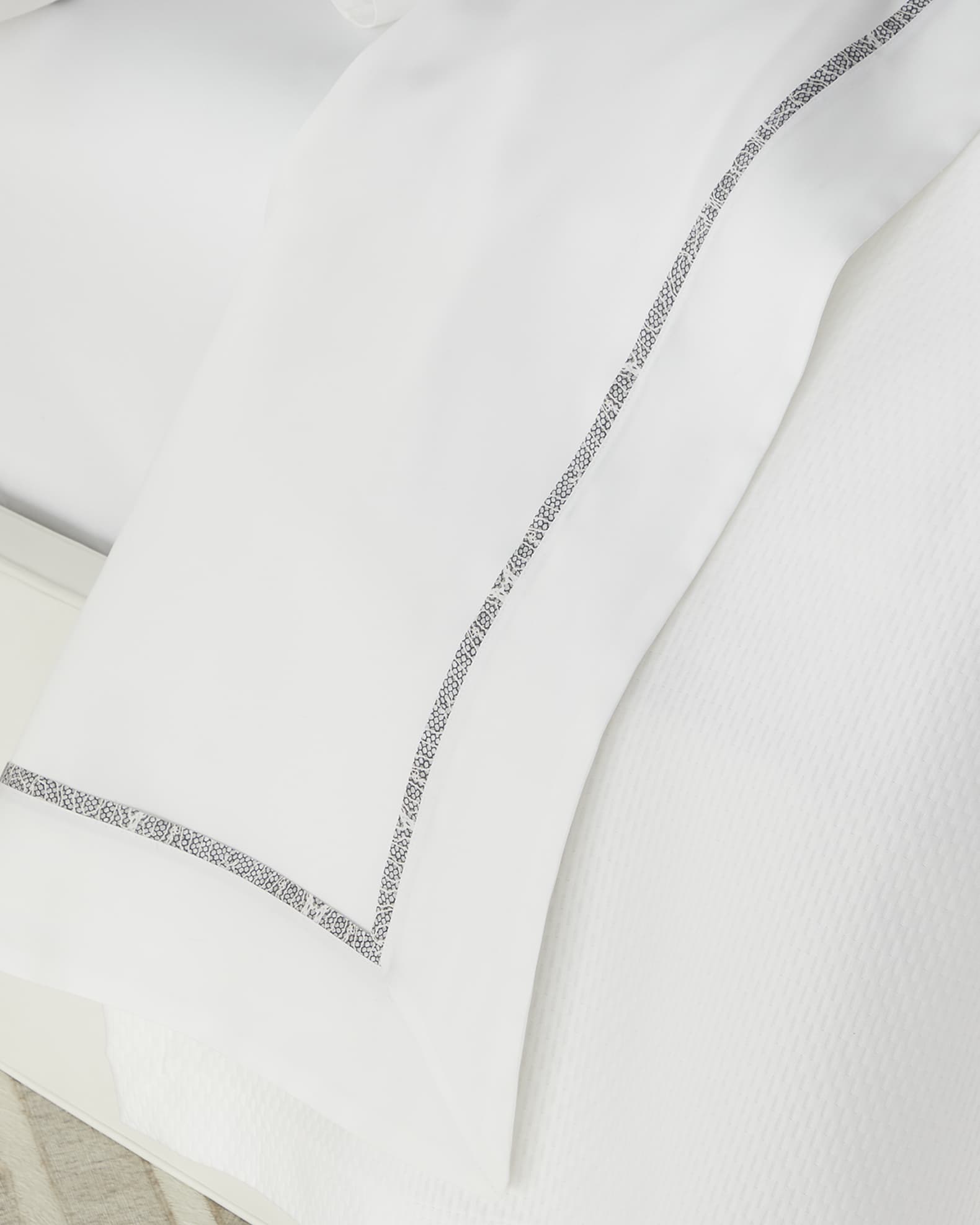 Sferra Emilia Flat Sheet, FULLQUEEN Horchow