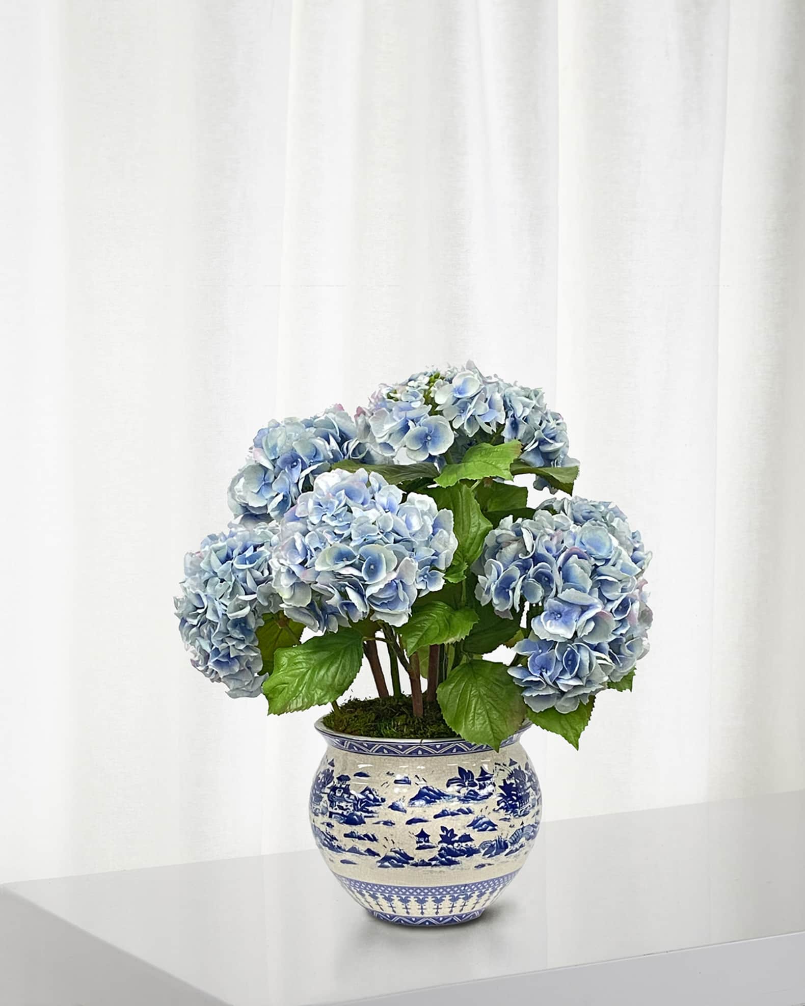 Faux hydrangeas sales