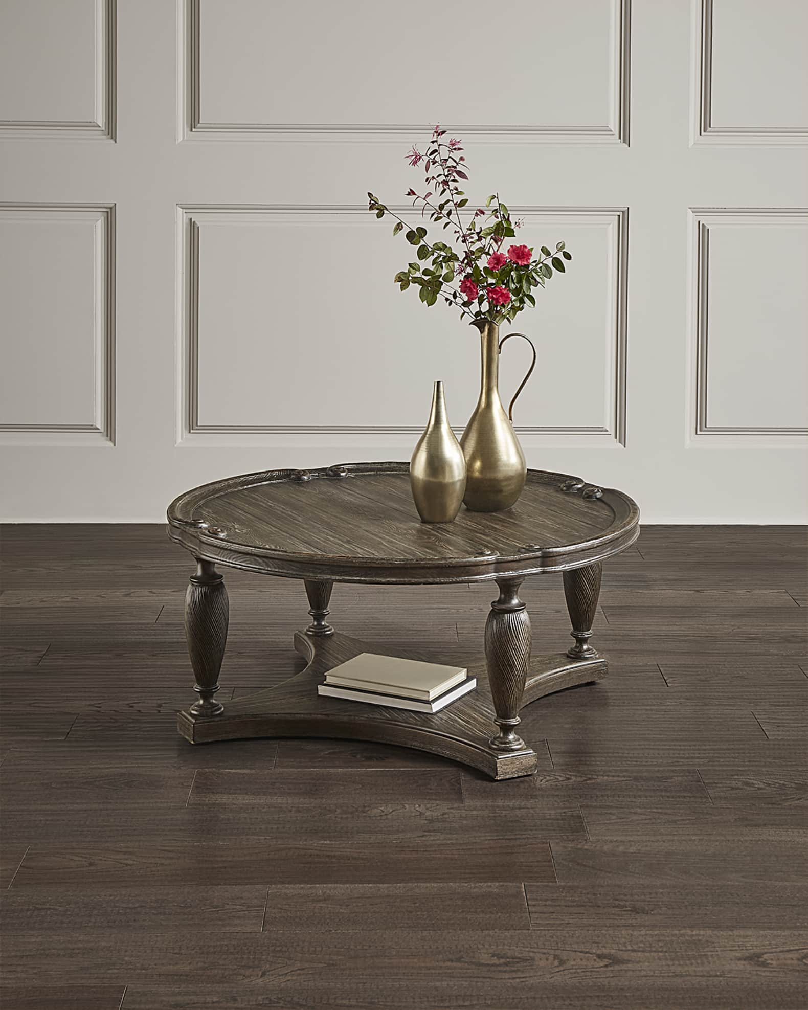 Hooker round coffee table sale