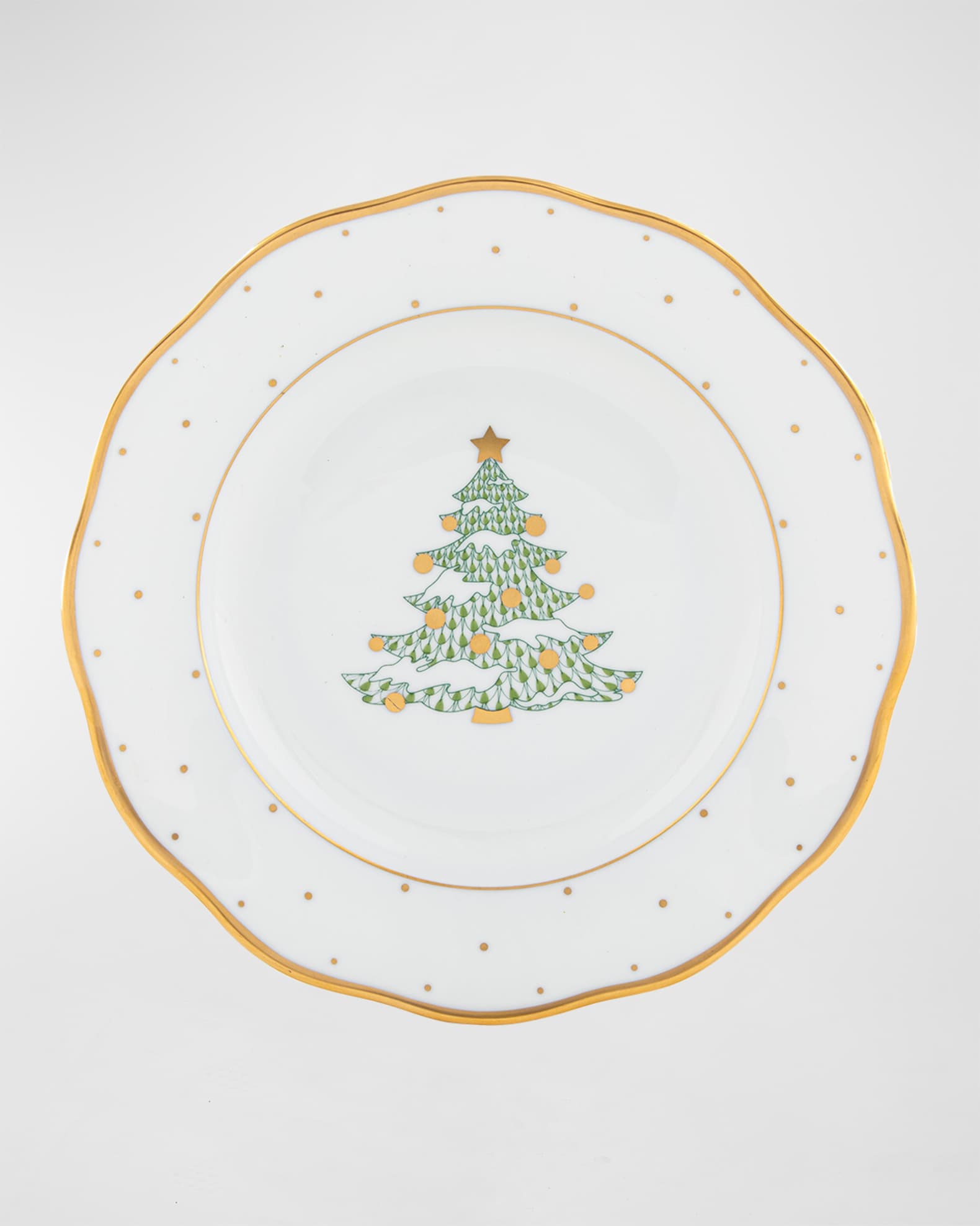 Herend Christmas Dessert Plate 