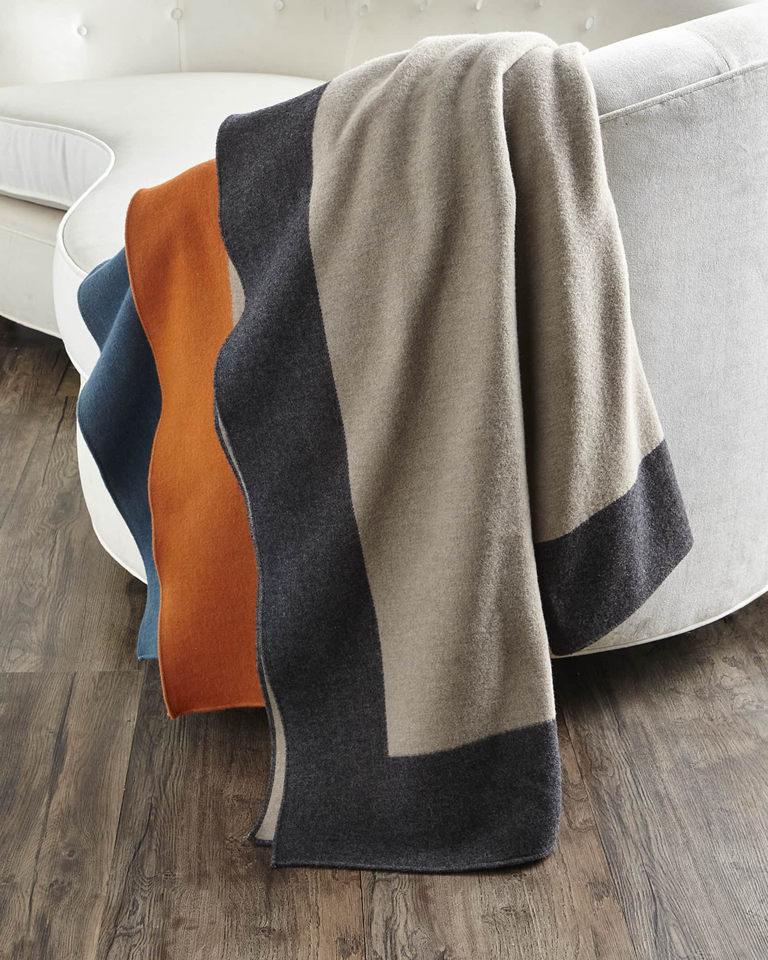 EDA Modern Frame Throw Blanket Horchow