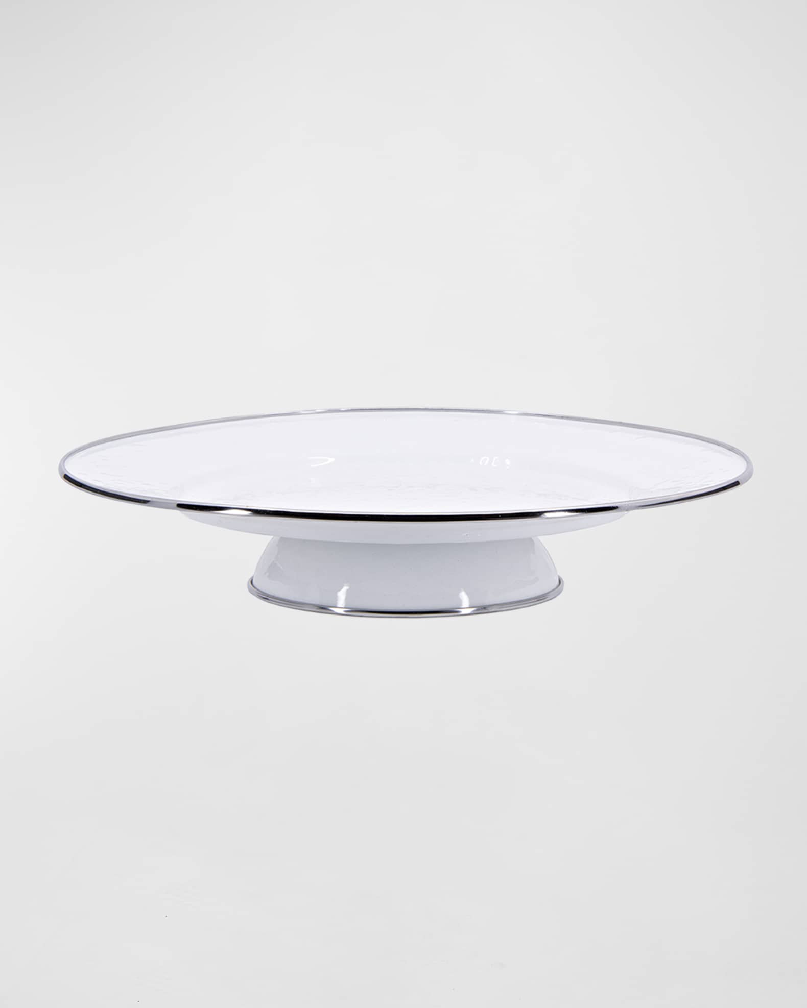 White cake plate top stand