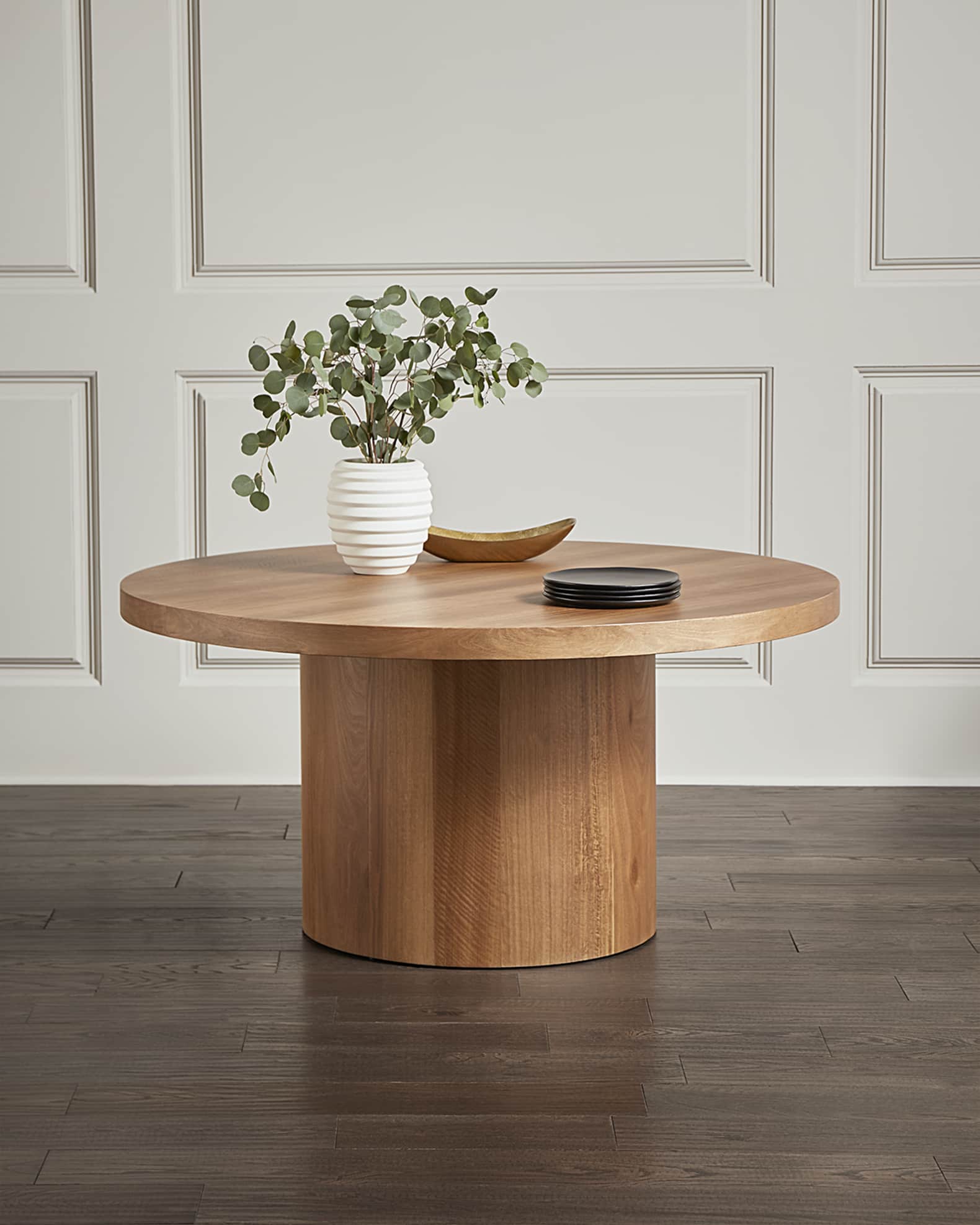Hudson round sale coffee table