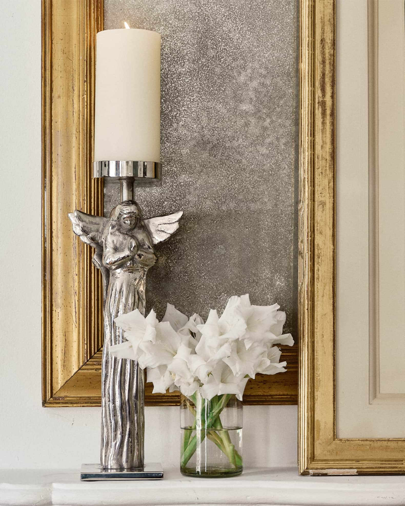 Jan Barboglio Parado Angel 24" Candle Holder Horchow