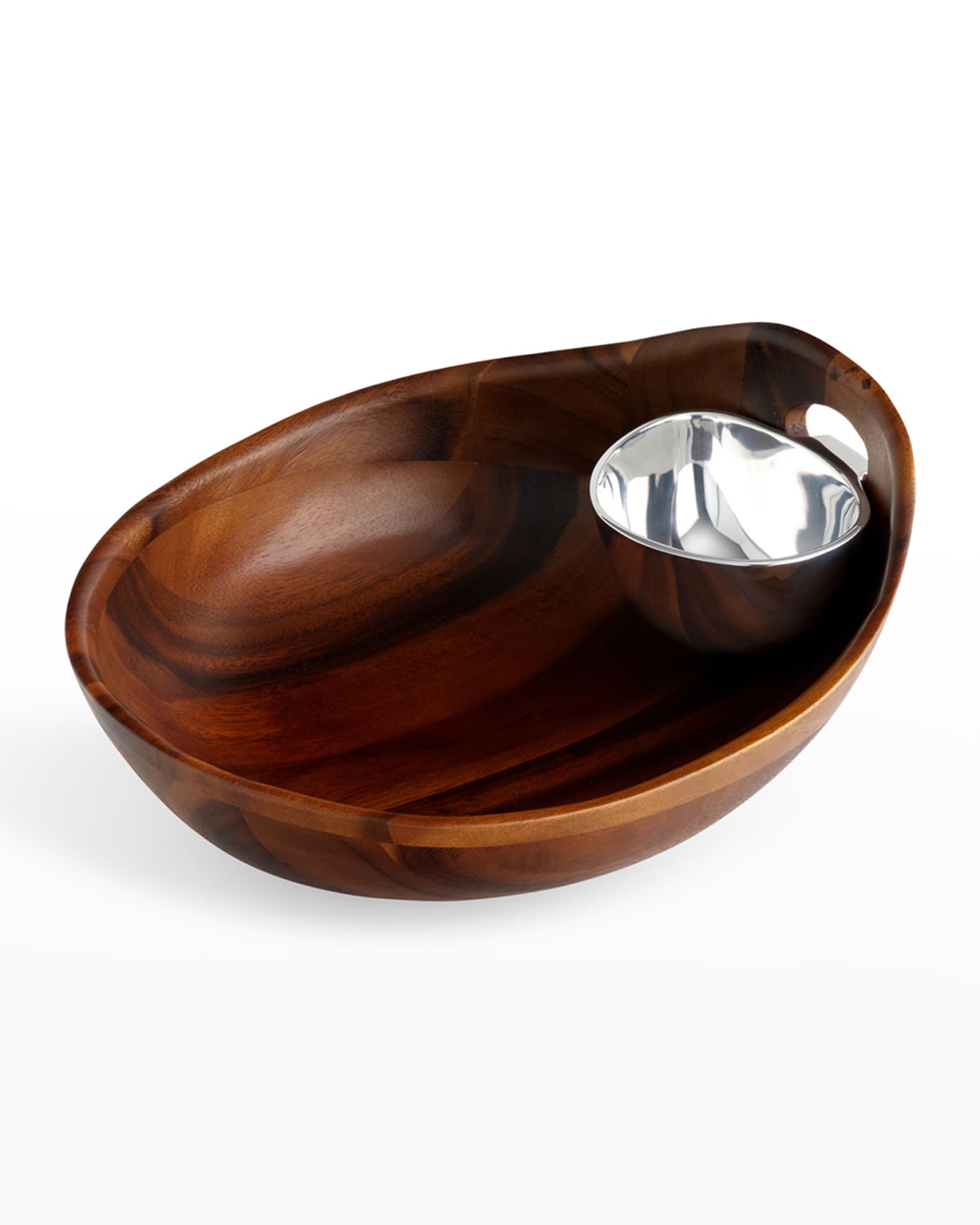Nambe Portables Chip and Dip Bowl Horchow