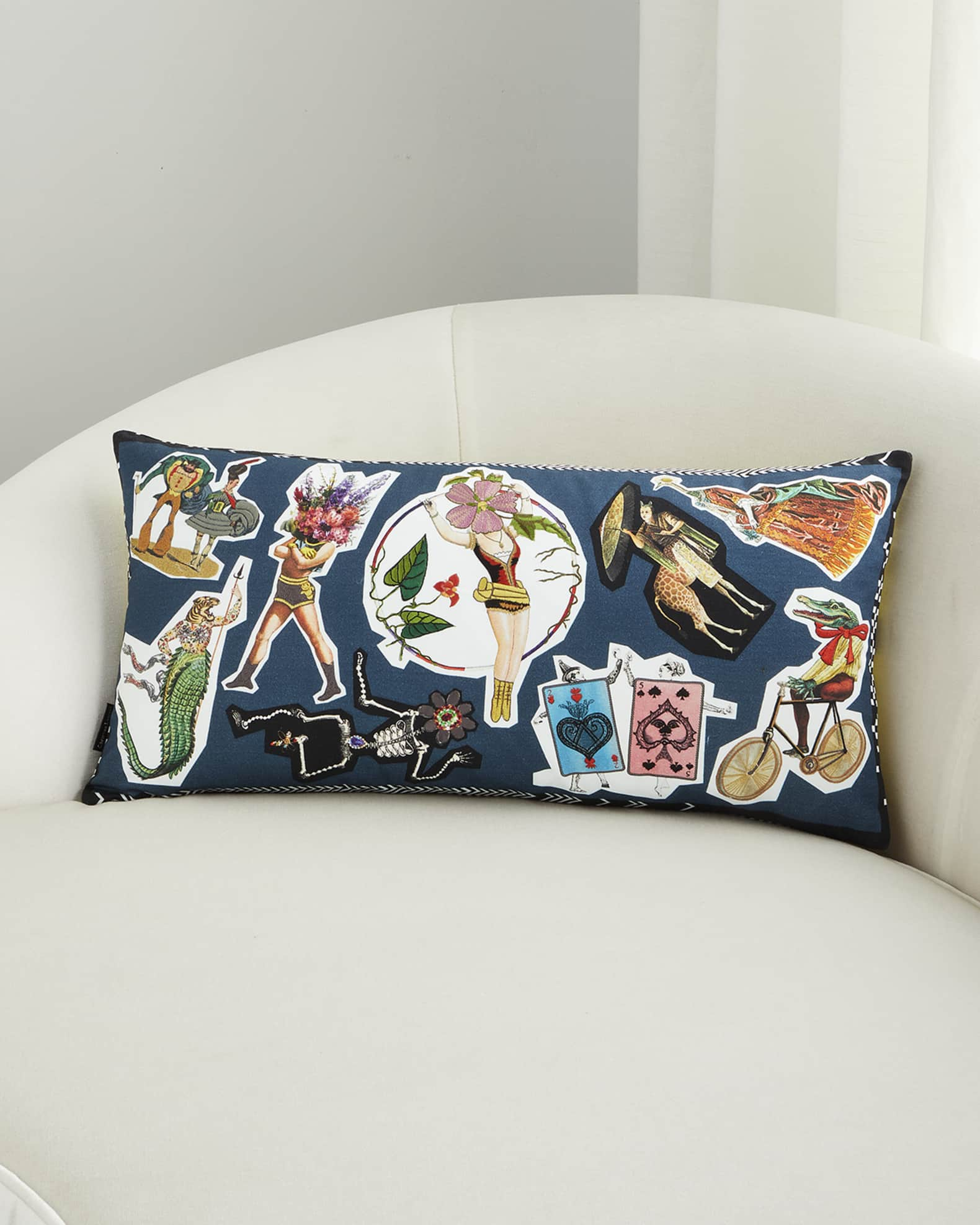 Christian Lacroix Circus Throw Pillow